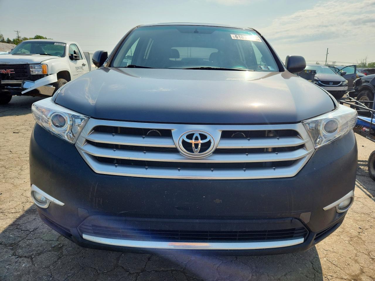 2013 Toyota Highlander Se Gray vin: 5TDBK3EH6DS183488