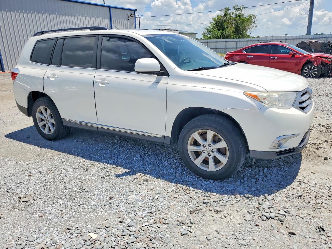 2013 Toyota Highlander Se White vin: 5TDBK3EH6DS255144