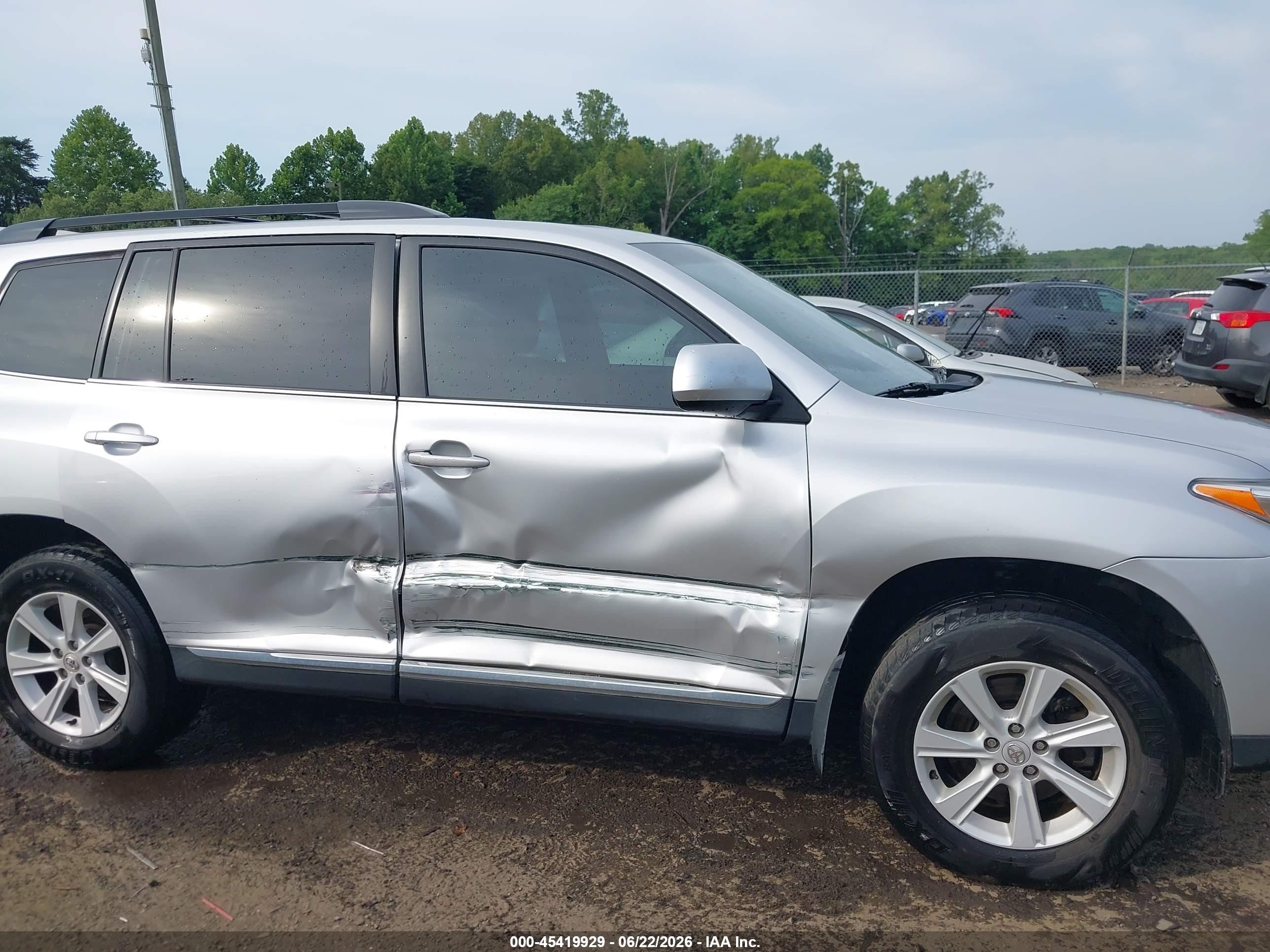2013 Toyota Highlander Se V6 Silver vin: 5TDBK3EH6DS256830