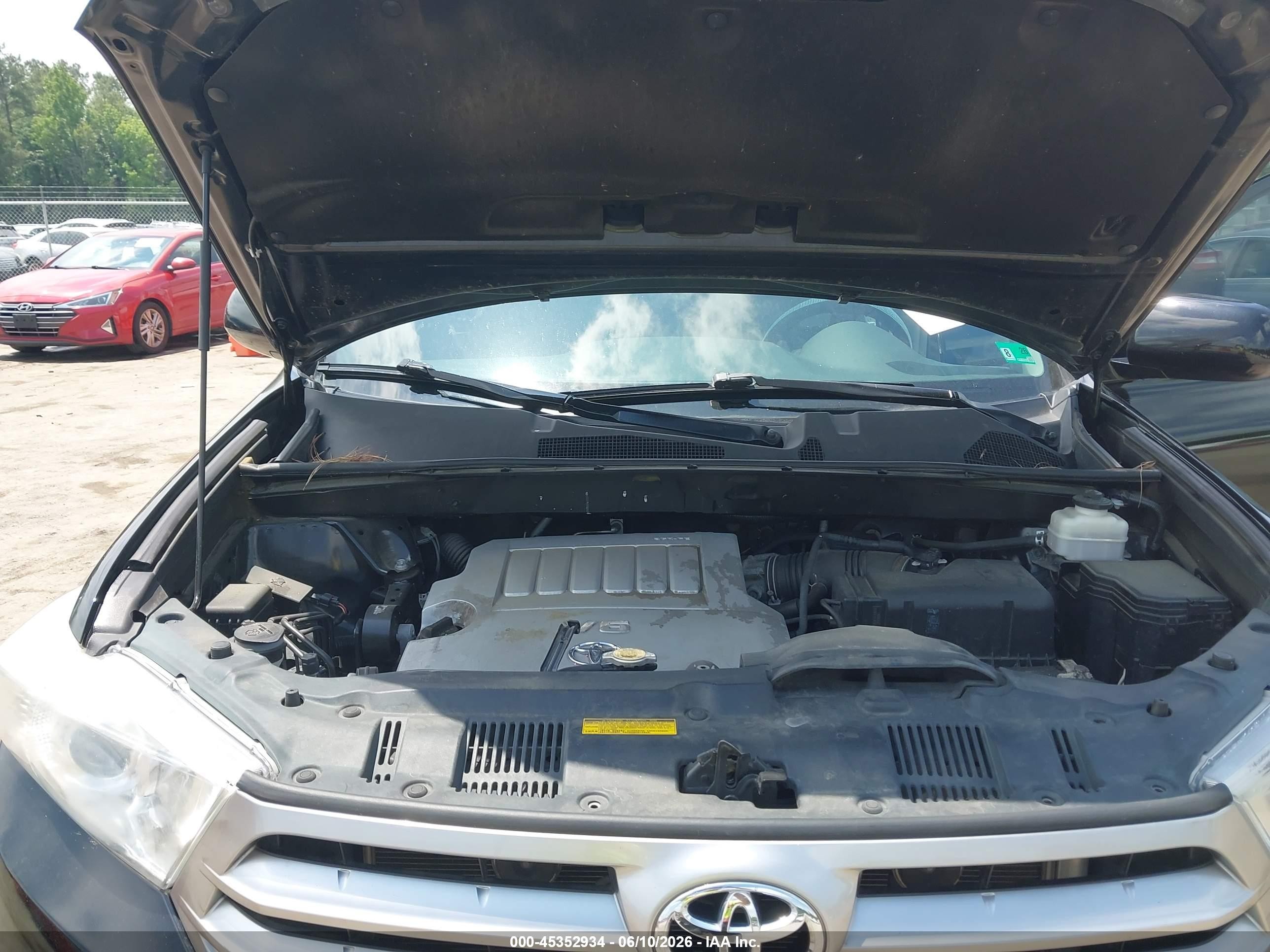 2013 Toyota Highlander Se V6 Black vin: 5TDBK3EH6DS267763
