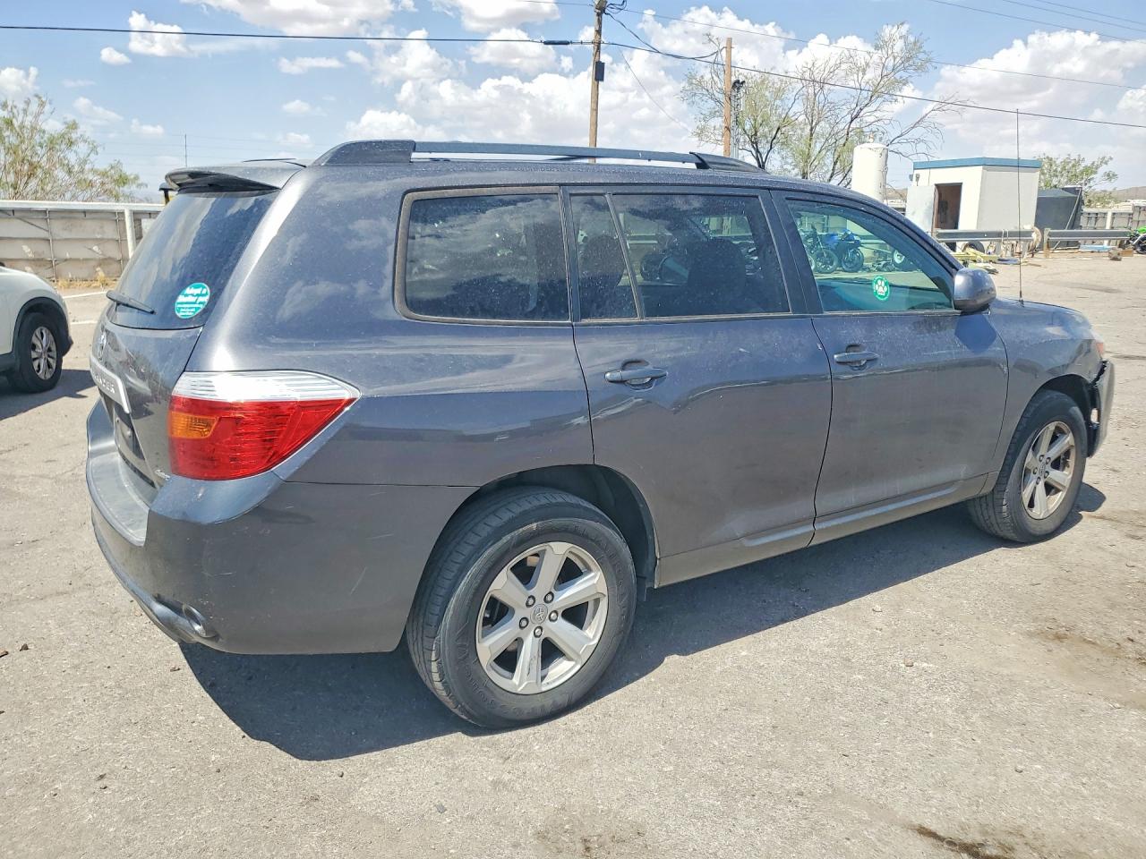 2010 Toyota Highlander Base Gray vin: 5TDBK3EH7AS007366