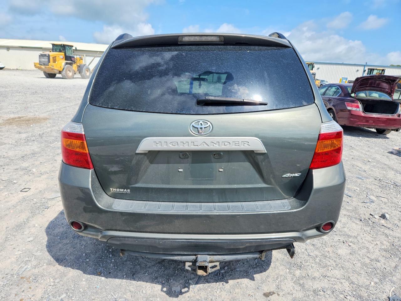 2010 Toyota Highlander Base Зеленый vin: 5TDBK3EH7AS013037
