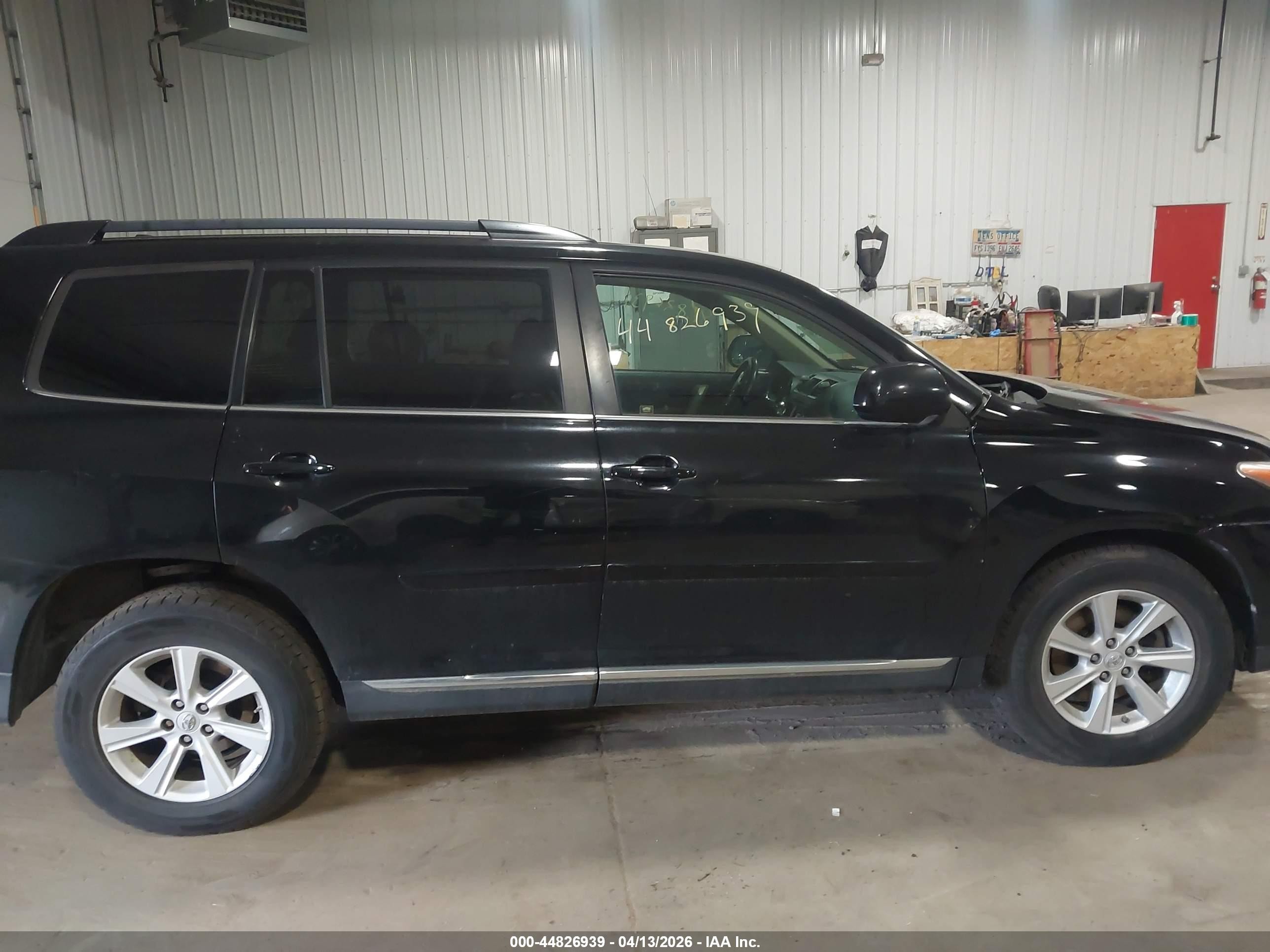 2011 Toyota Highlander Se V6 Black vin: 5TDBK3EH7BS041227