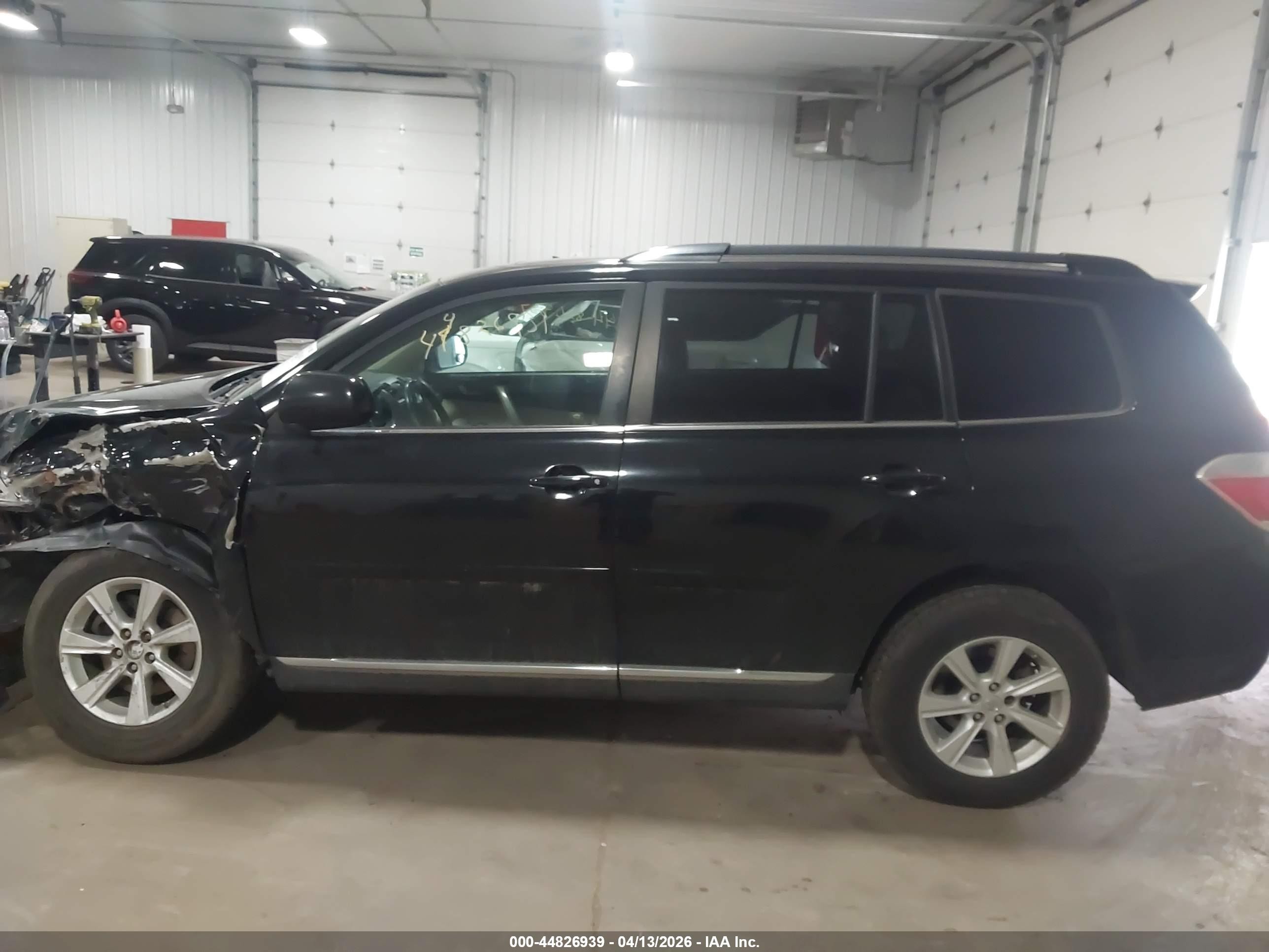2011 Toyota Highlander Se V6 Black vin: 5TDBK3EH7BS041227