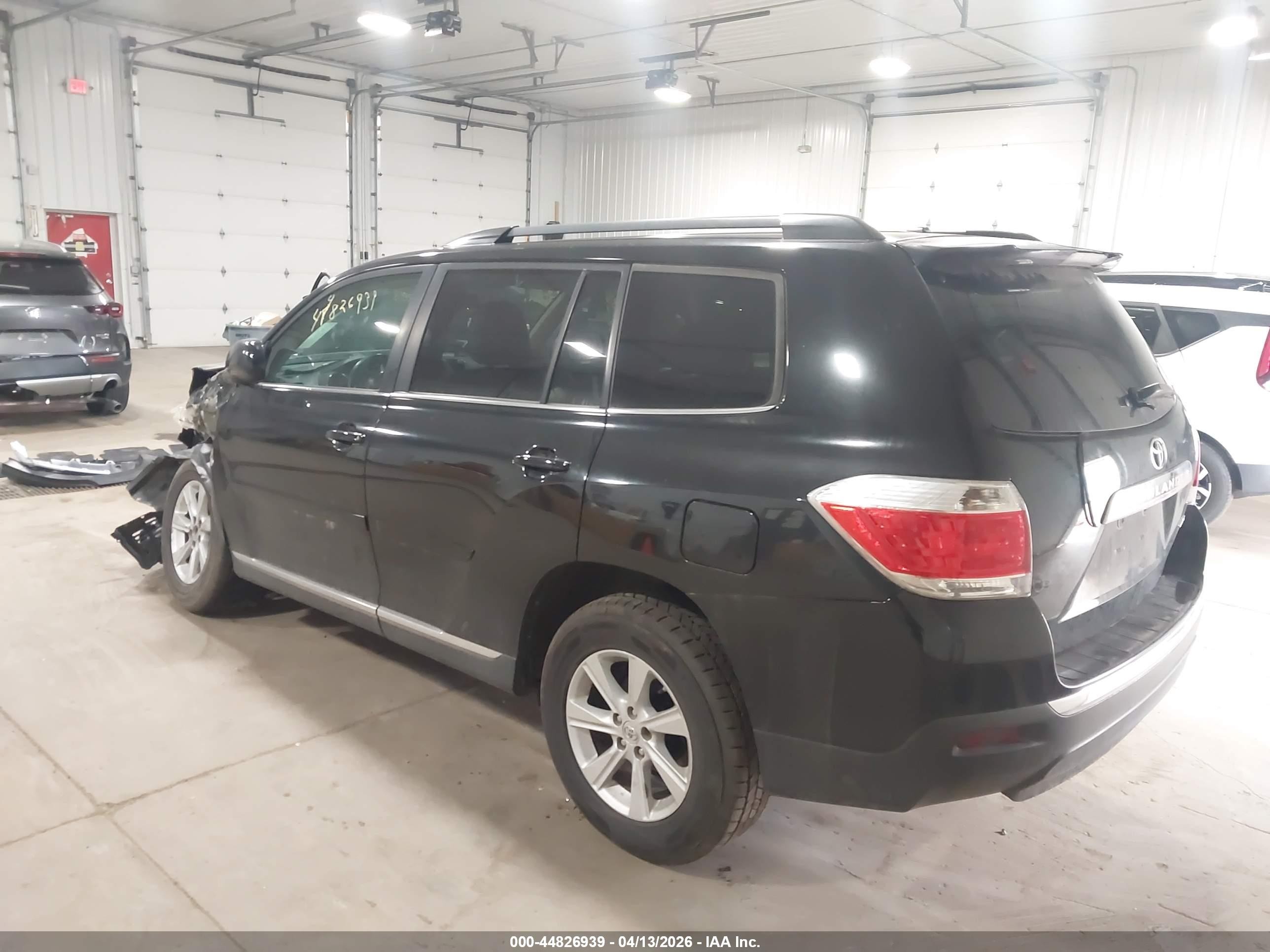 2011 Toyota Highlander Se V6 Black vin: 5TDBK3EH7BS041227