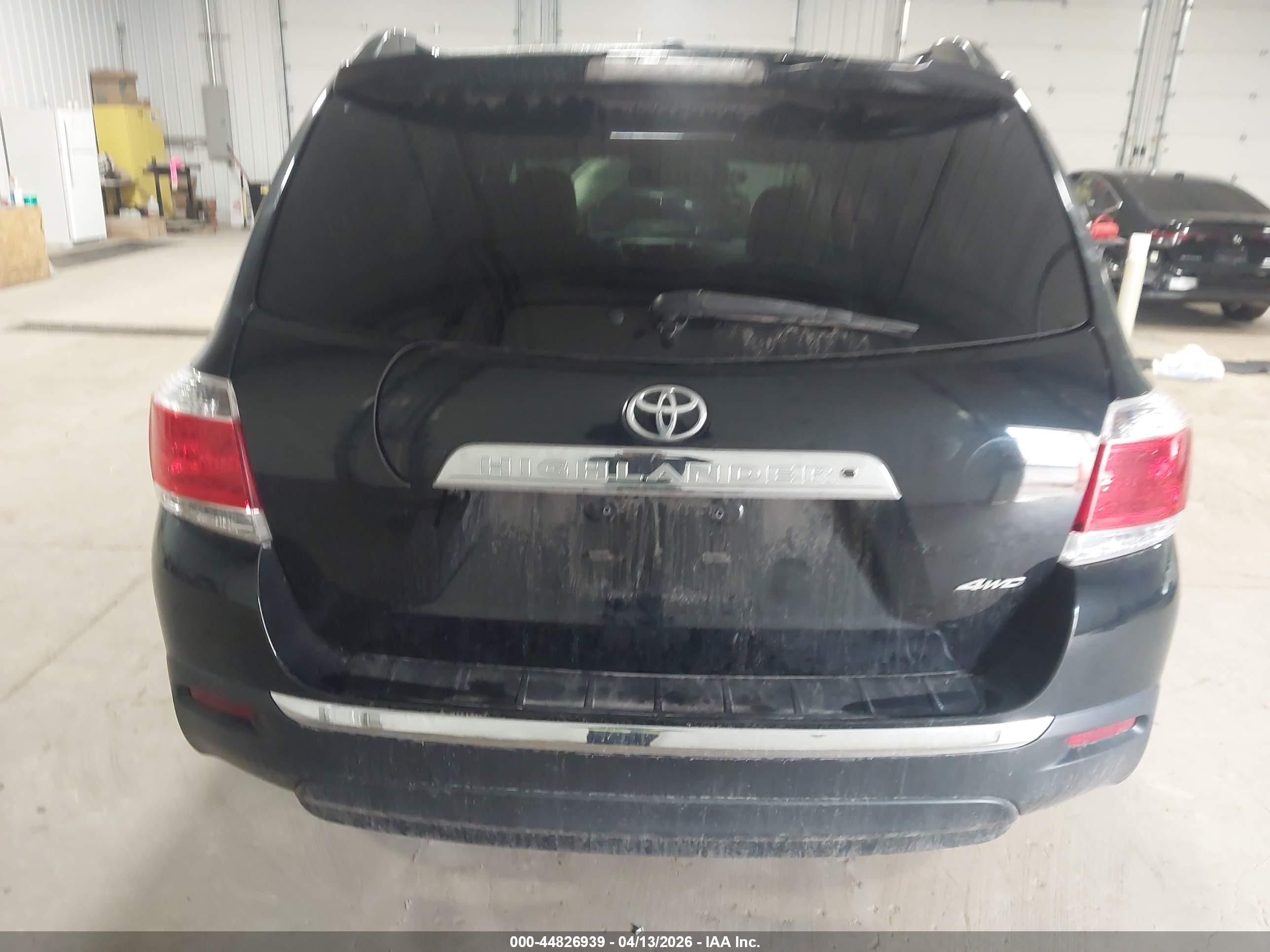 2011 Toyota Highlander Se V6 Black vin: 5TDBK3EH7BS041227