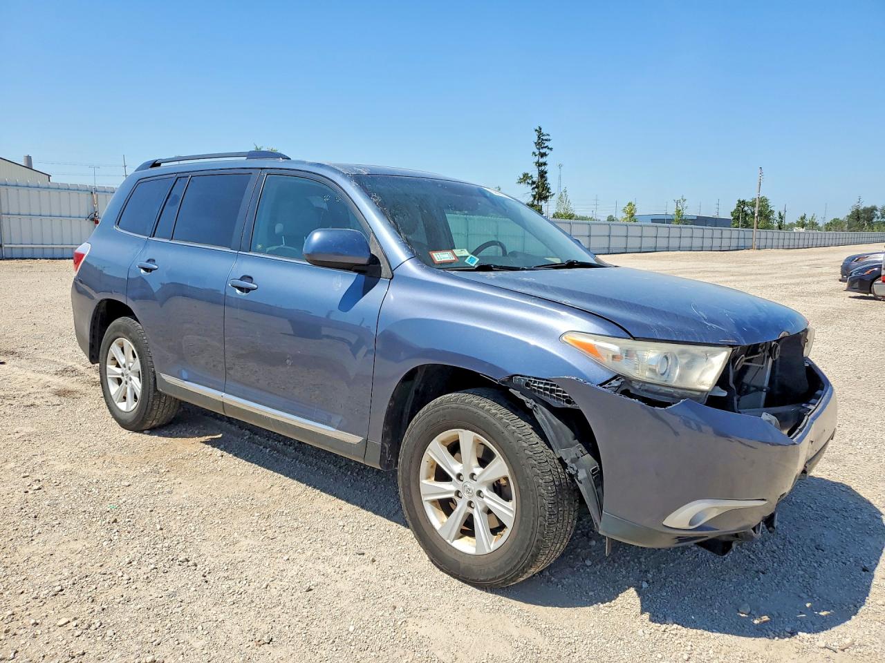 2011 Toyota Highlander Se Blue vin: 5TDBK3EH7BS049182
