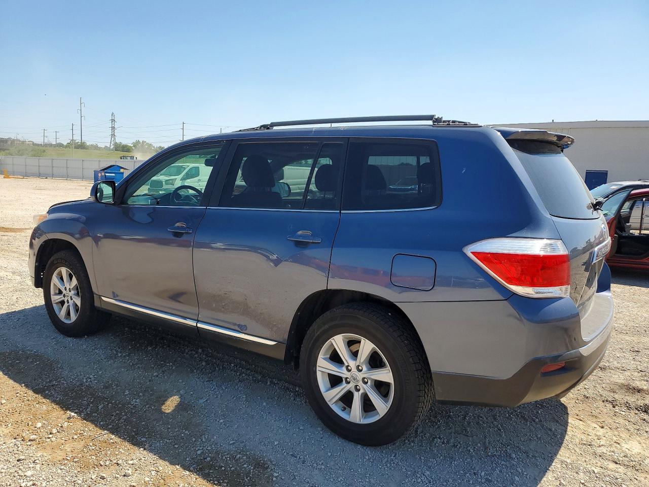 2011 Toyota Highlander Se Blue vin: 5TDBK3EH7BS049182