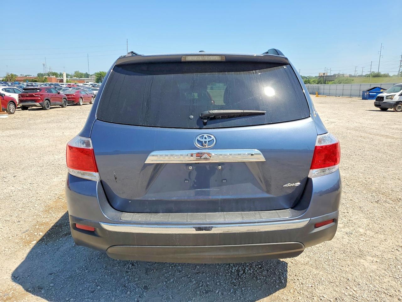 2011 Toyota Highlander Se Blue vin: 5TDBK3EH7BS049182