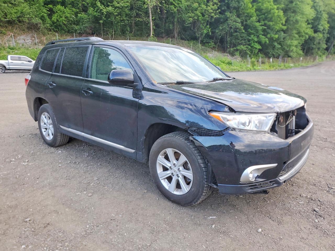 2011 Toyota Highlander Base Black vin: 5TDBK3EH7BS057931