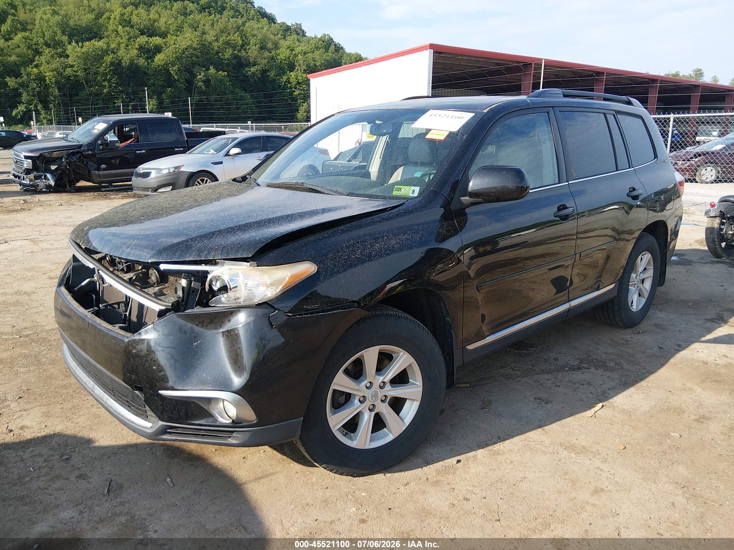 2011 Toyota Highlander Se V6 Black vin: 5TDBK3EH7BS066029