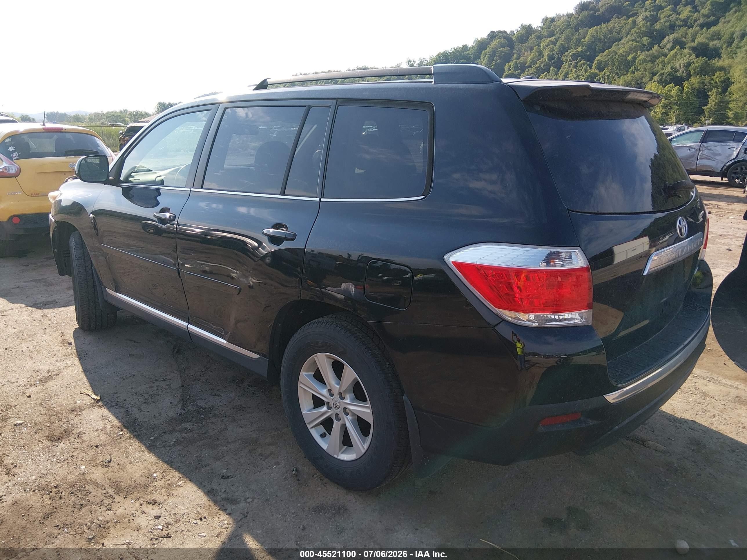 2011 Toyota Highlander Se V6 Black vin: 5TDBK3EH7BS066029
