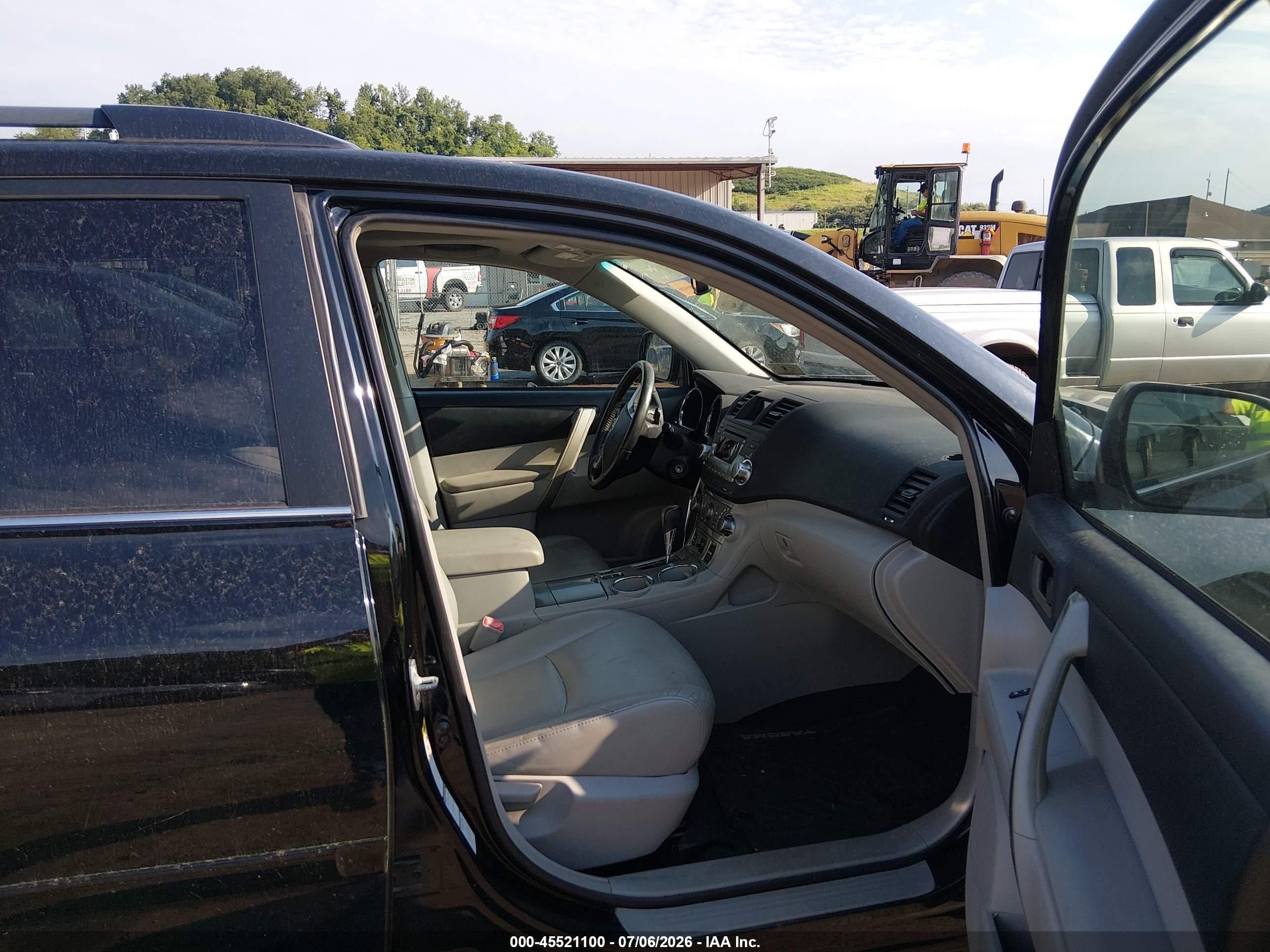 2011 Toyota Highlander Se V6 Black vin: 5TDBK3EH7BS066029