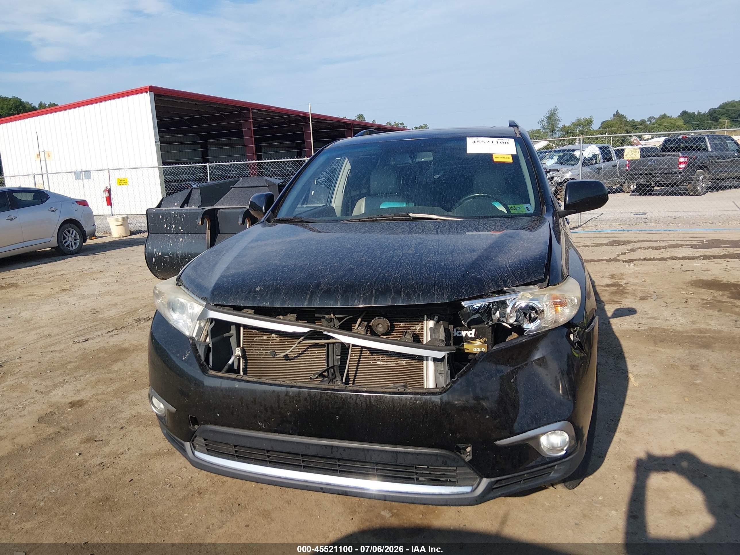 2011 Toyota Highlander Se V6 Black vin: 5TDBK3EH7BS066029