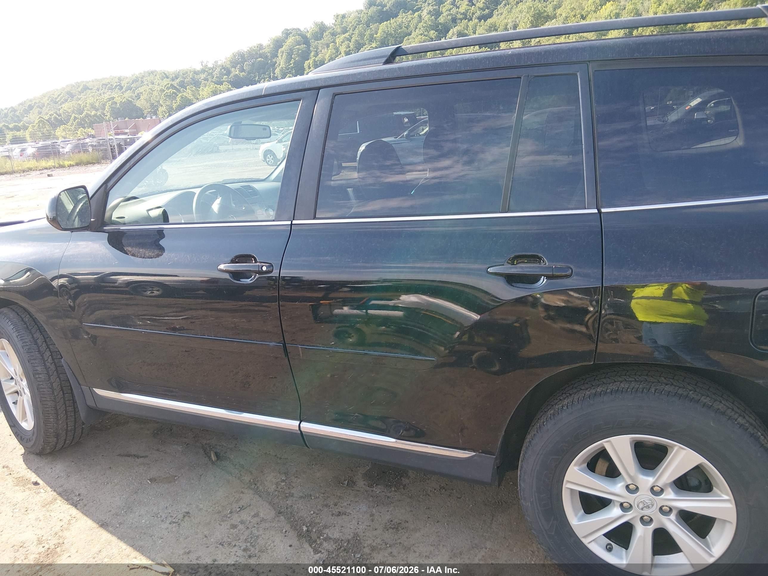 2011 Toyota Highlander Se V6 Black vin: 5TDBK3EH7BS066029