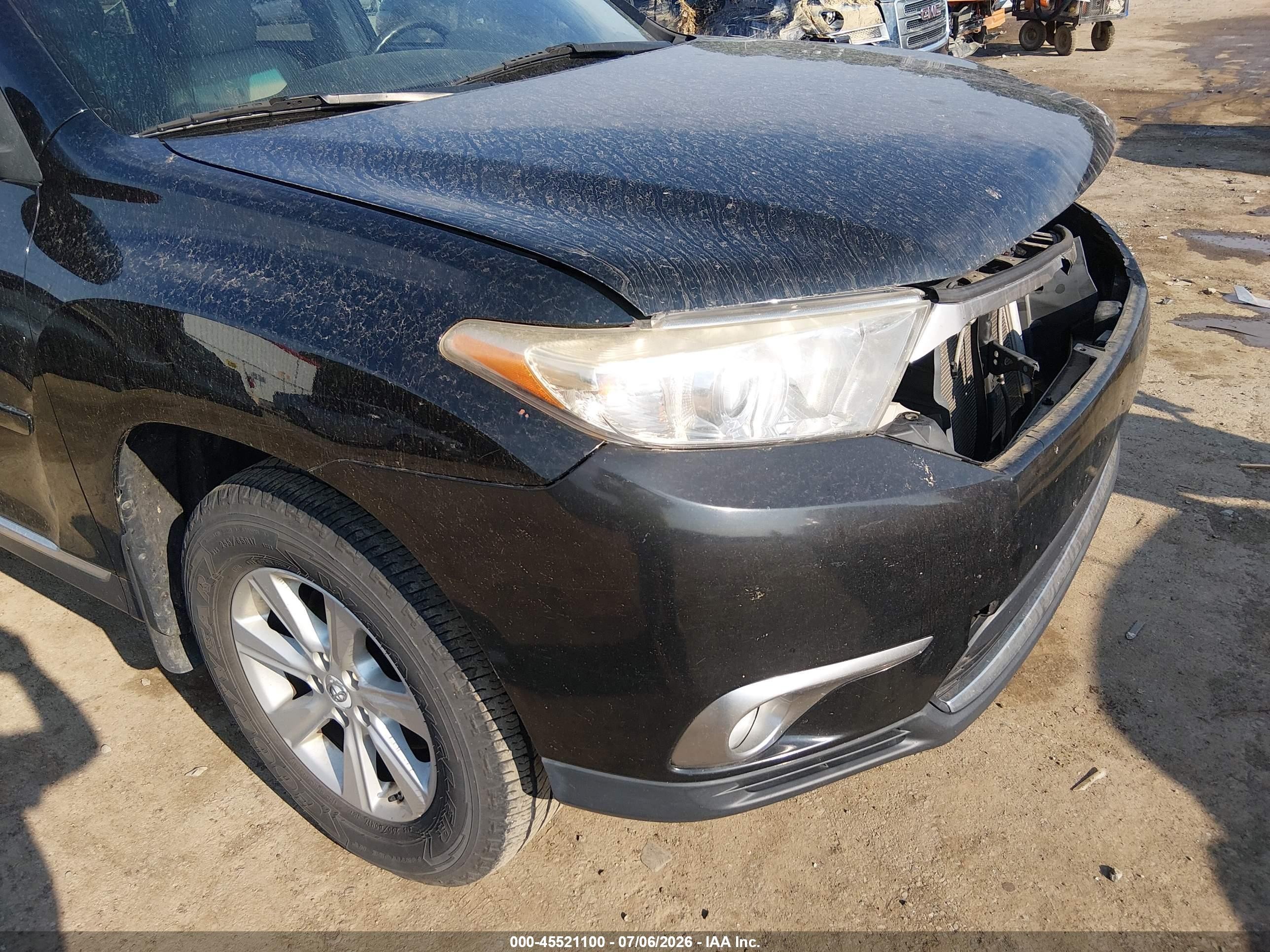 2011 Toyota Highlander Se V6 Black vin: 5TDBK3EH7BS066029