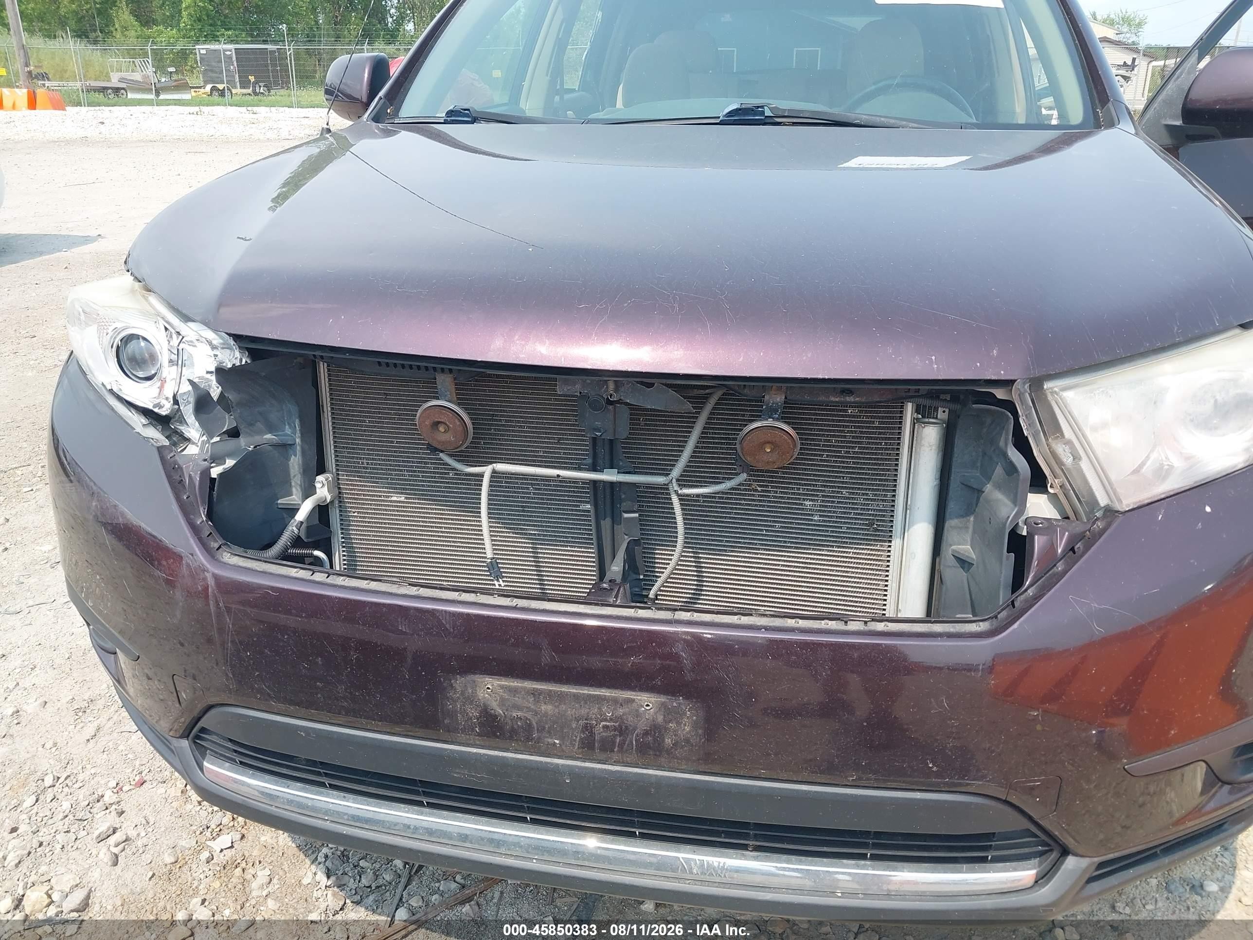2011 Toyota Highlander Base V6 Gray vin: 5TDBK3EH7BS066628