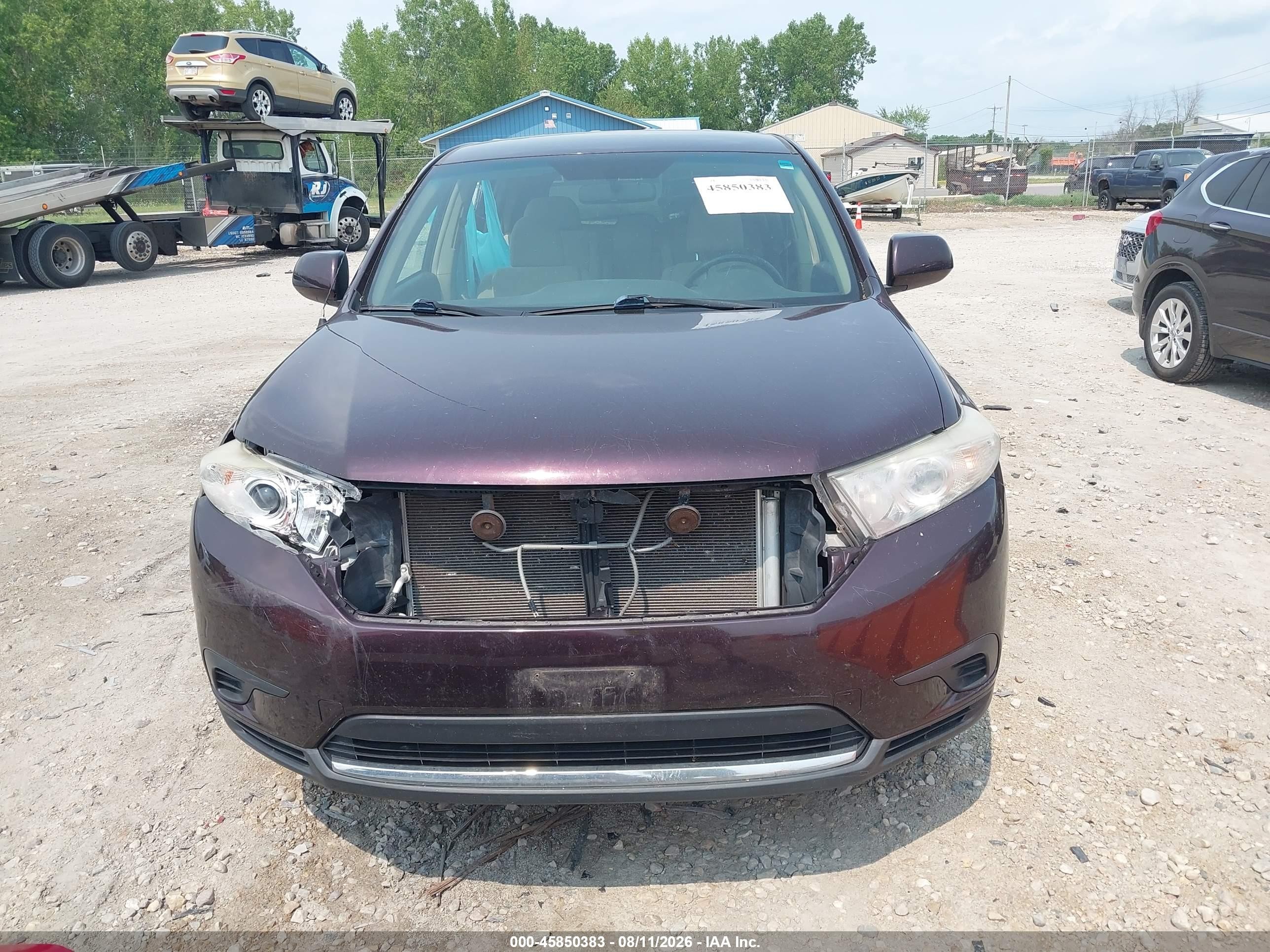 2011 Toyota Highlander Base V6 Gray vin: 5TDBK3EH7BS066628
