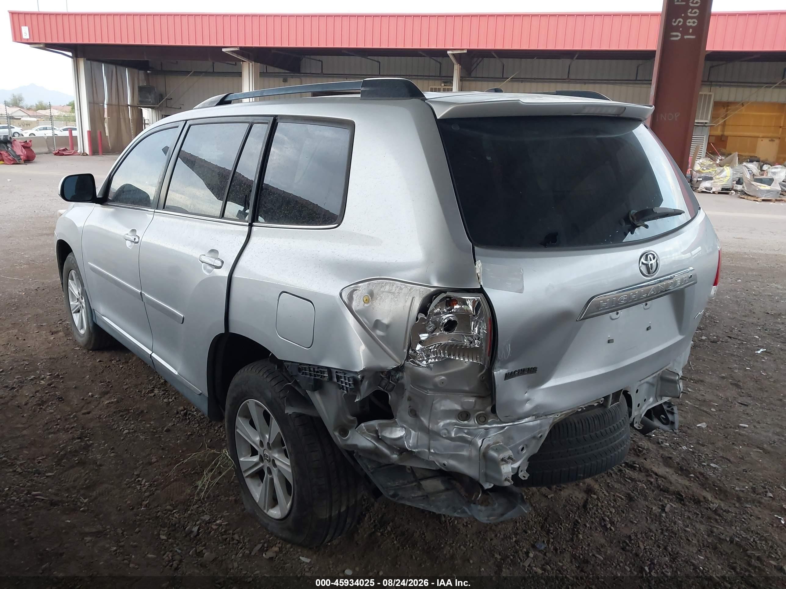 2012 Toyota Highlander Se V6 Silver vin: 5TDBK3EH7CS129549