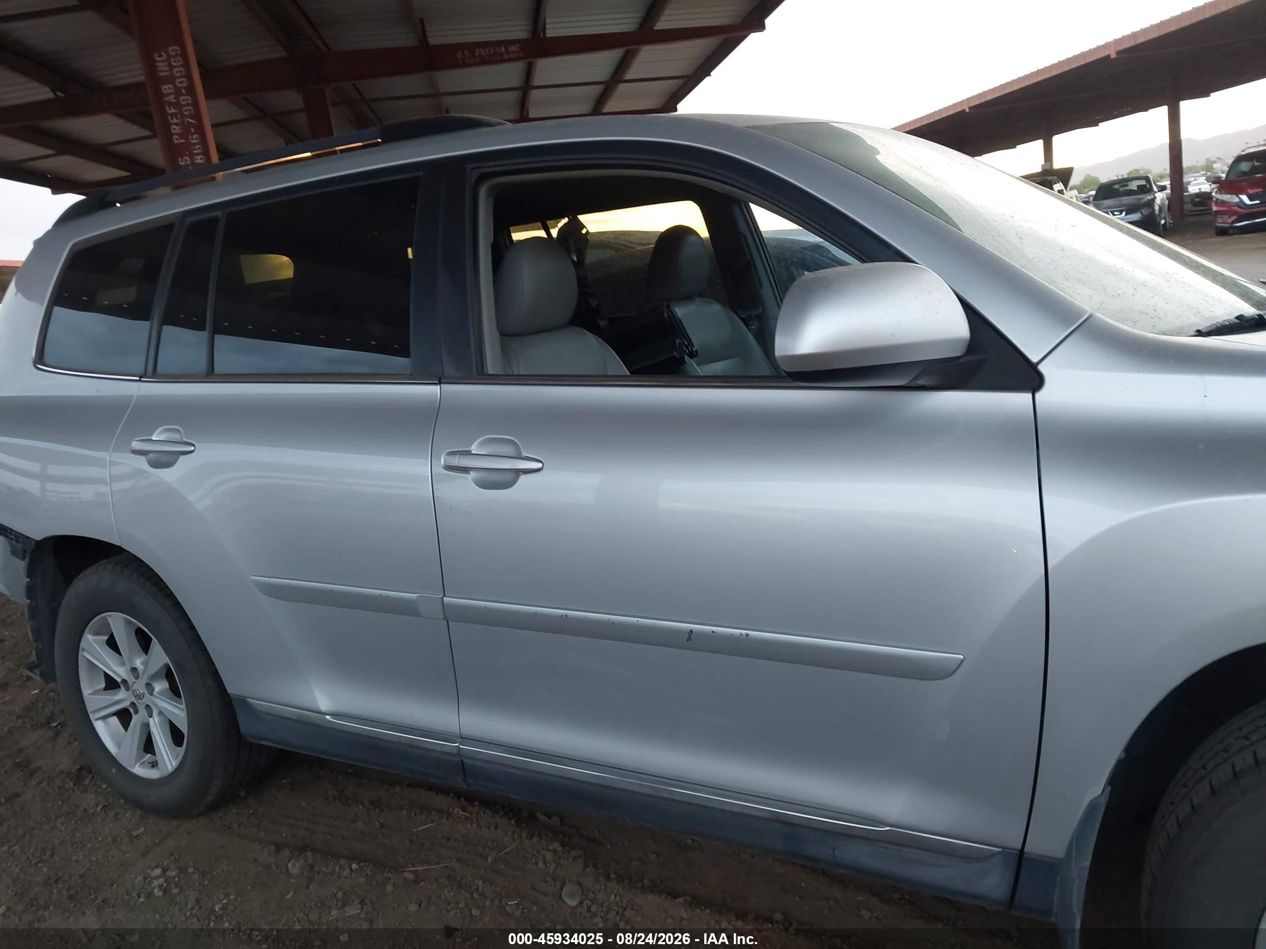 2012 Toyota Highlander Se V6 Silver vin: 5TDBK3EH7CS129549