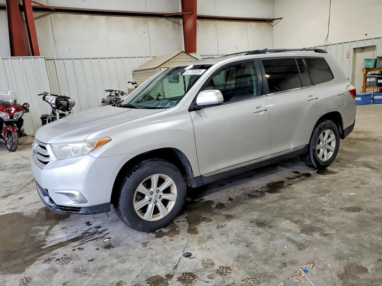 2012 Toyota Highlander Se Silver vin: 5TDBK3EH7CS135206