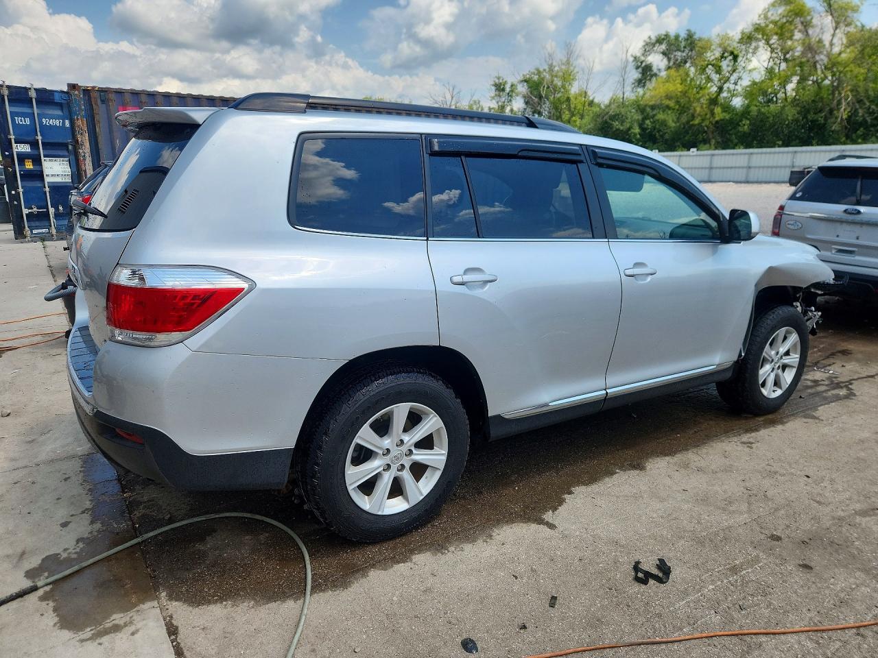 2012 Toyota Highlander Se Серебряный vin: 5TDBK3EH7CS154063