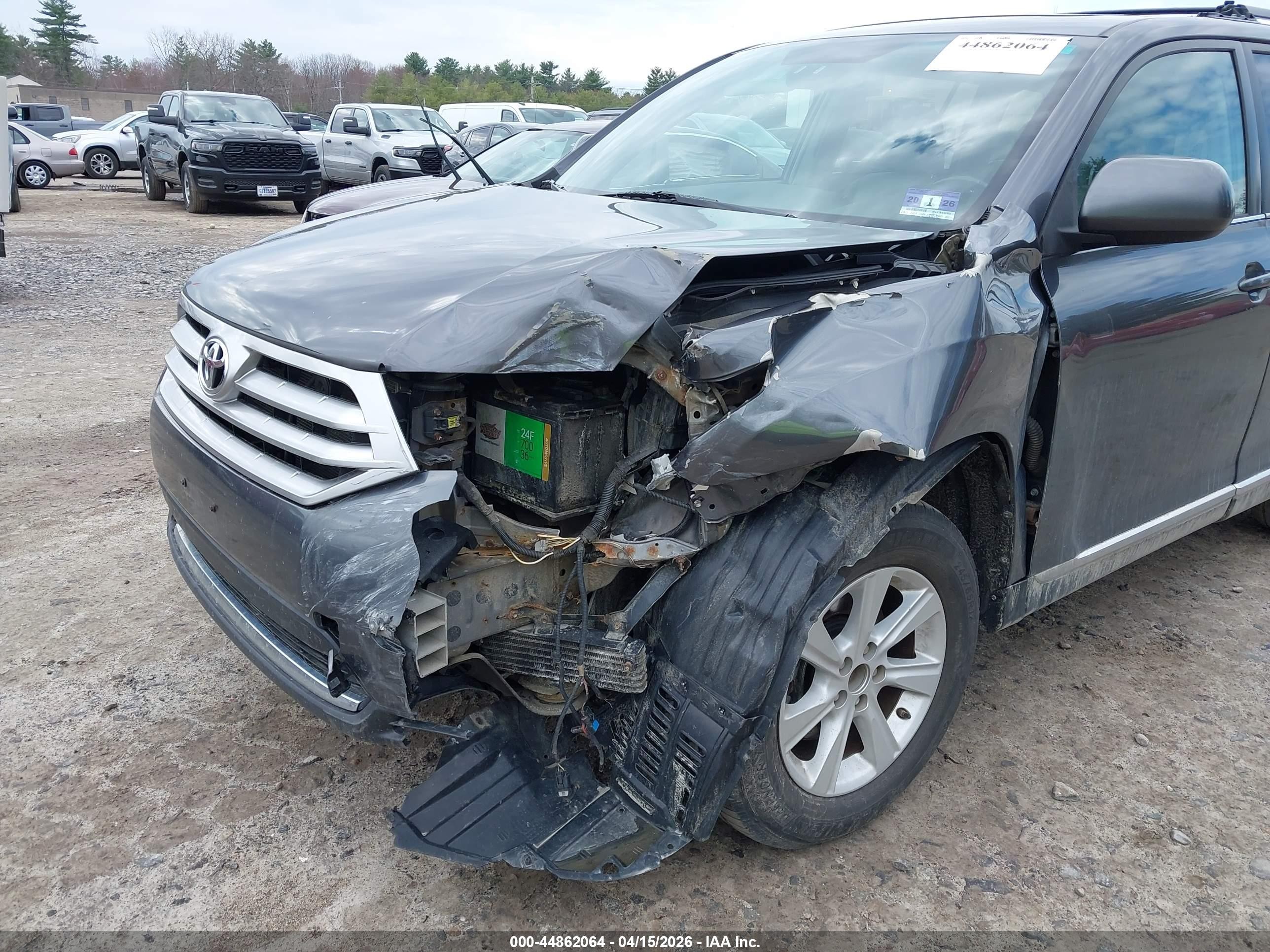 2012 Toyota Highlander Se V6 Gray vin: 5TDBK3EH7CS156542