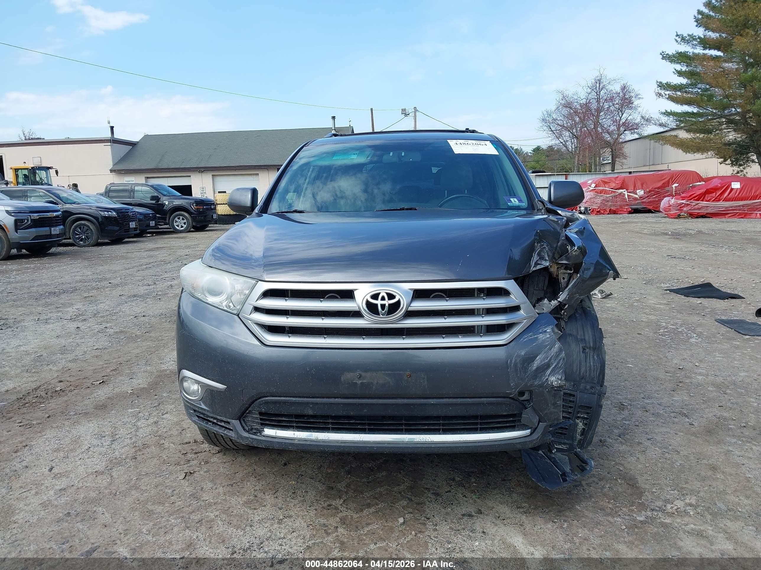 2012 Toyota Highlander Se V6 Gray vin: 5TDBK3EH7CS156542