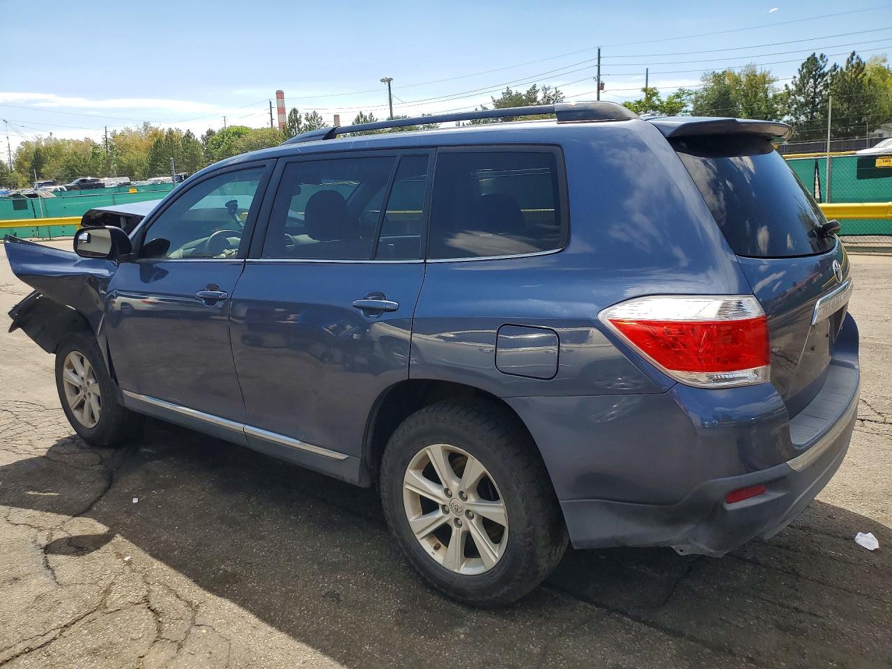 2012 Toyota Highlander Base Blue vin: 5TDBK3EH7CS160414