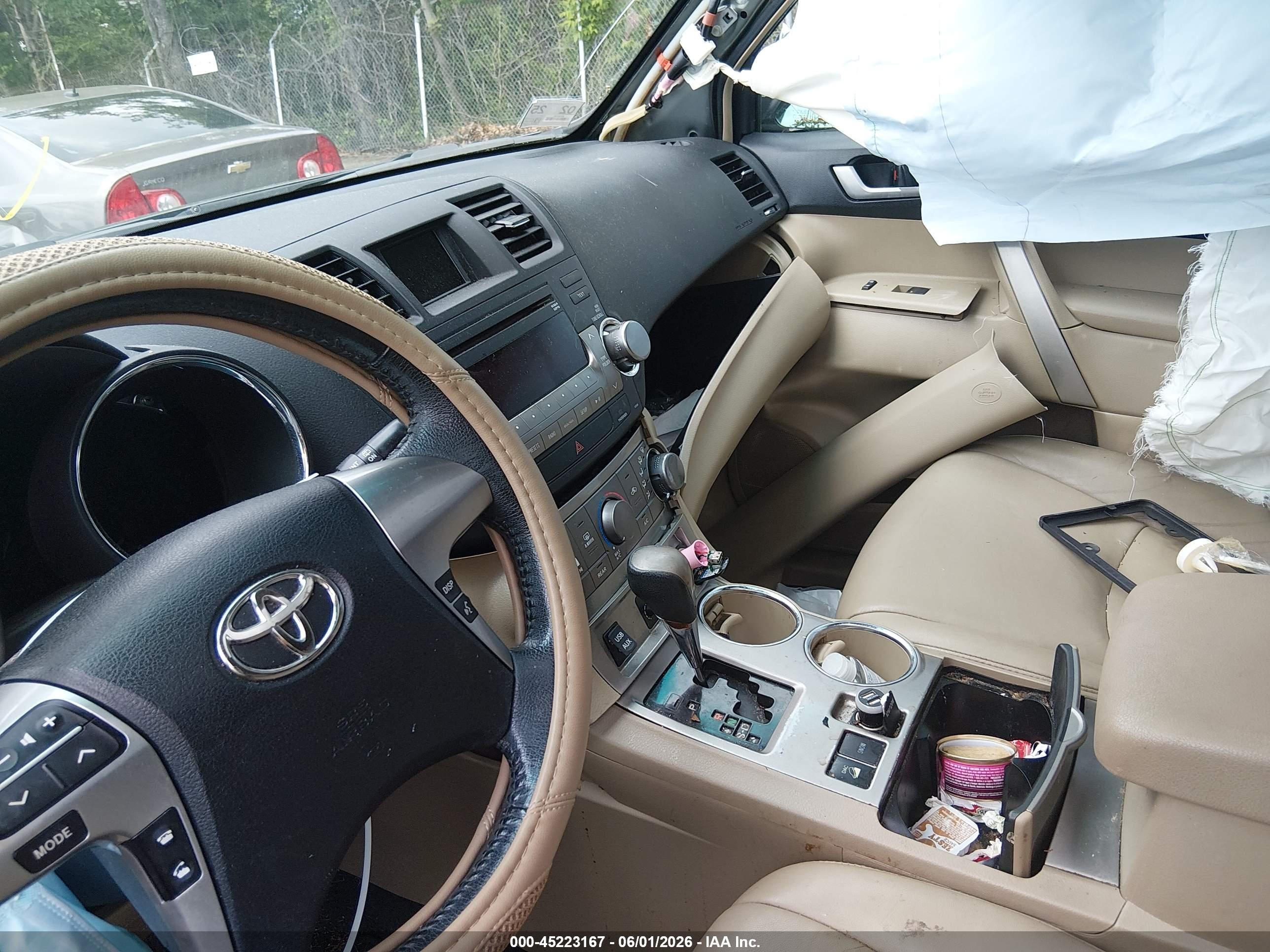 2012 Toyota Highlander Se V6 Green vin: 5TDBK3EH7CS173373