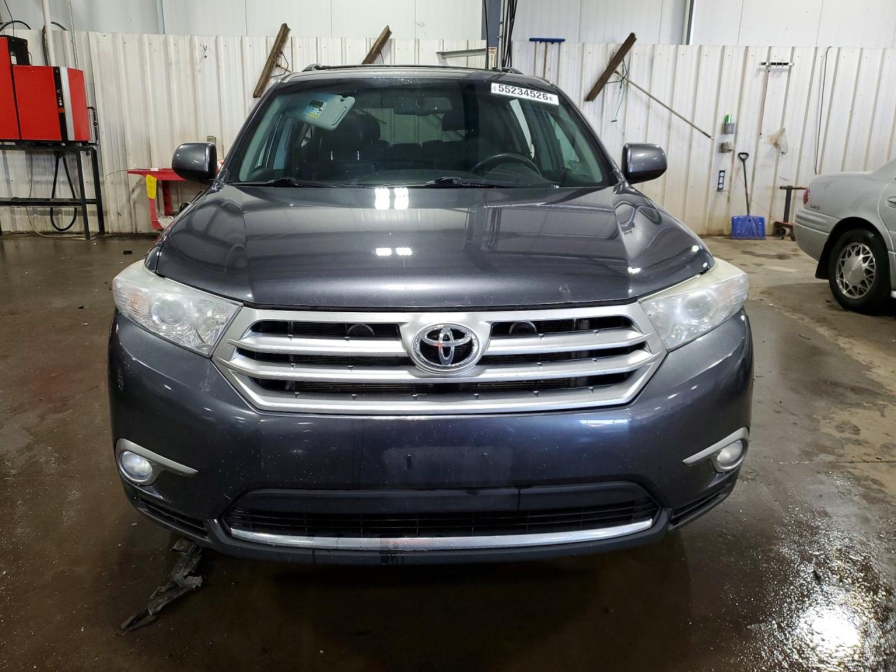 2013 Toyota Highlander Se Gray vin: 5TDBK3EH7DS182401
