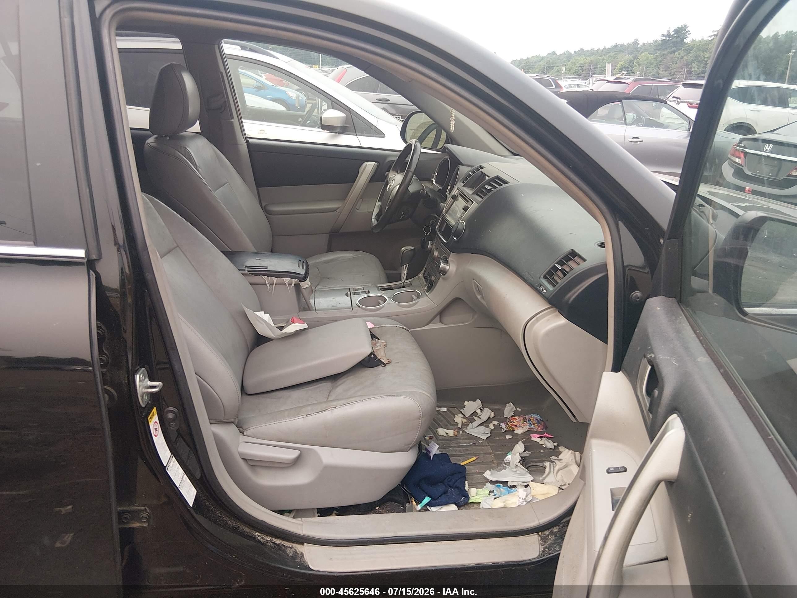 2013 Toyota Highlander Se V6 Black vin: 5TDBK3EH7DS199439