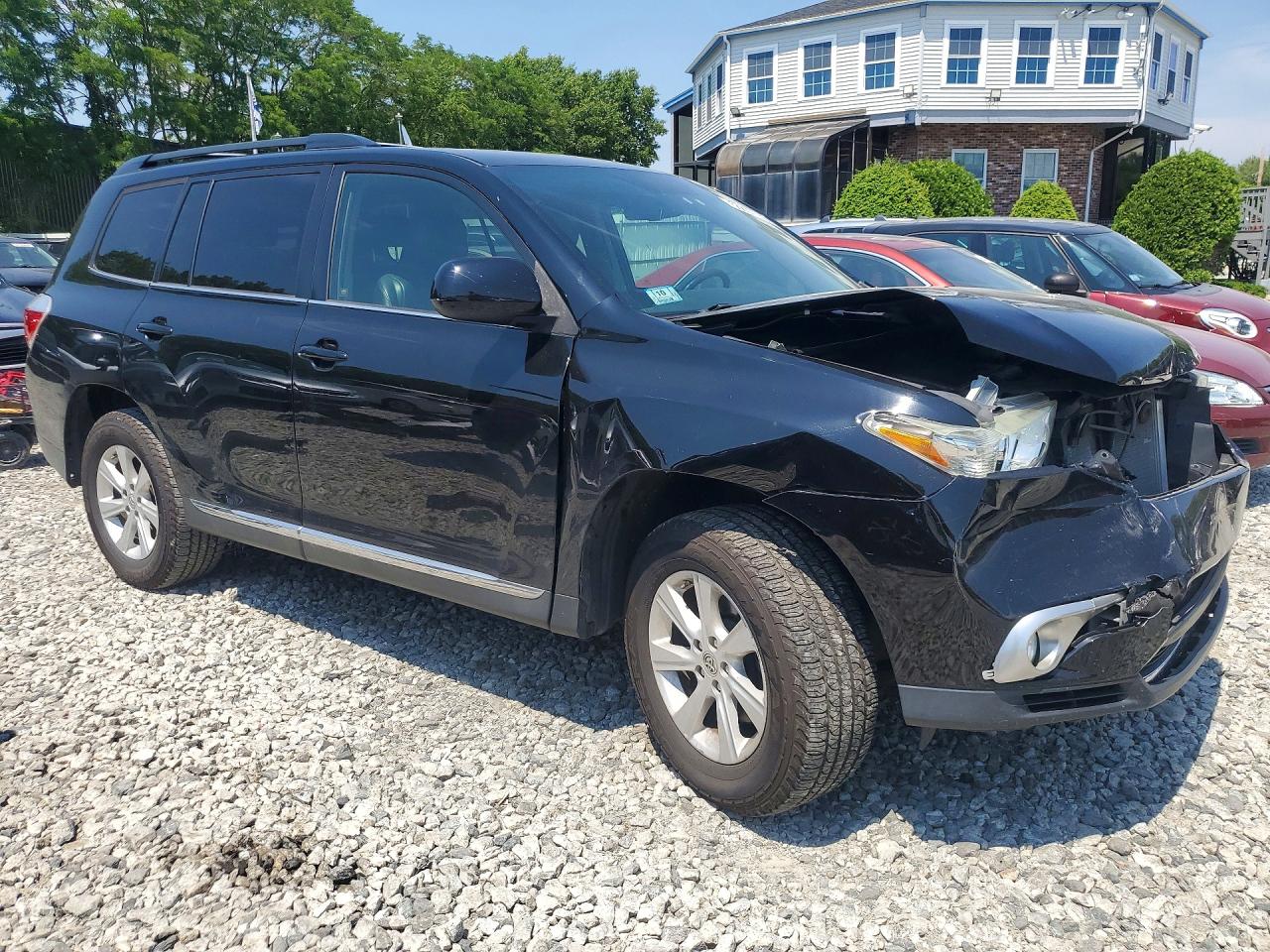 2013 Toyota Highlander Se Black vin: 5TDBK3EH7DS205935