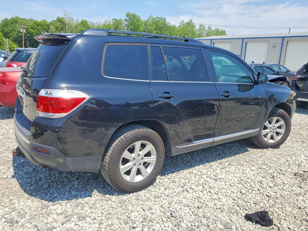 2013 Toyota Highlander Se Black vin: 5TDBK3EH7DS205935