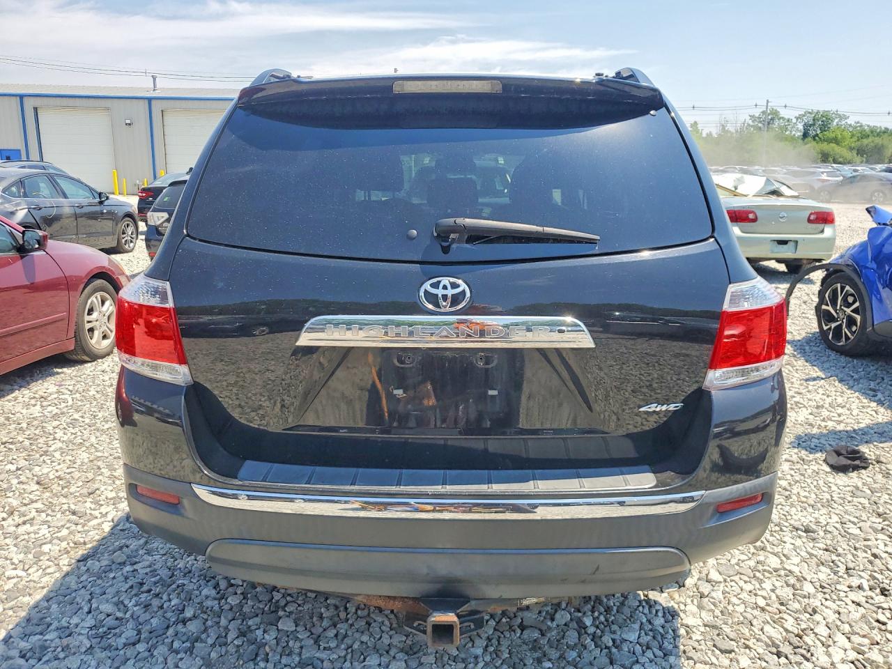 2013 Toyota Highlander Se Black vin: 5TDBK3EH7DS205935