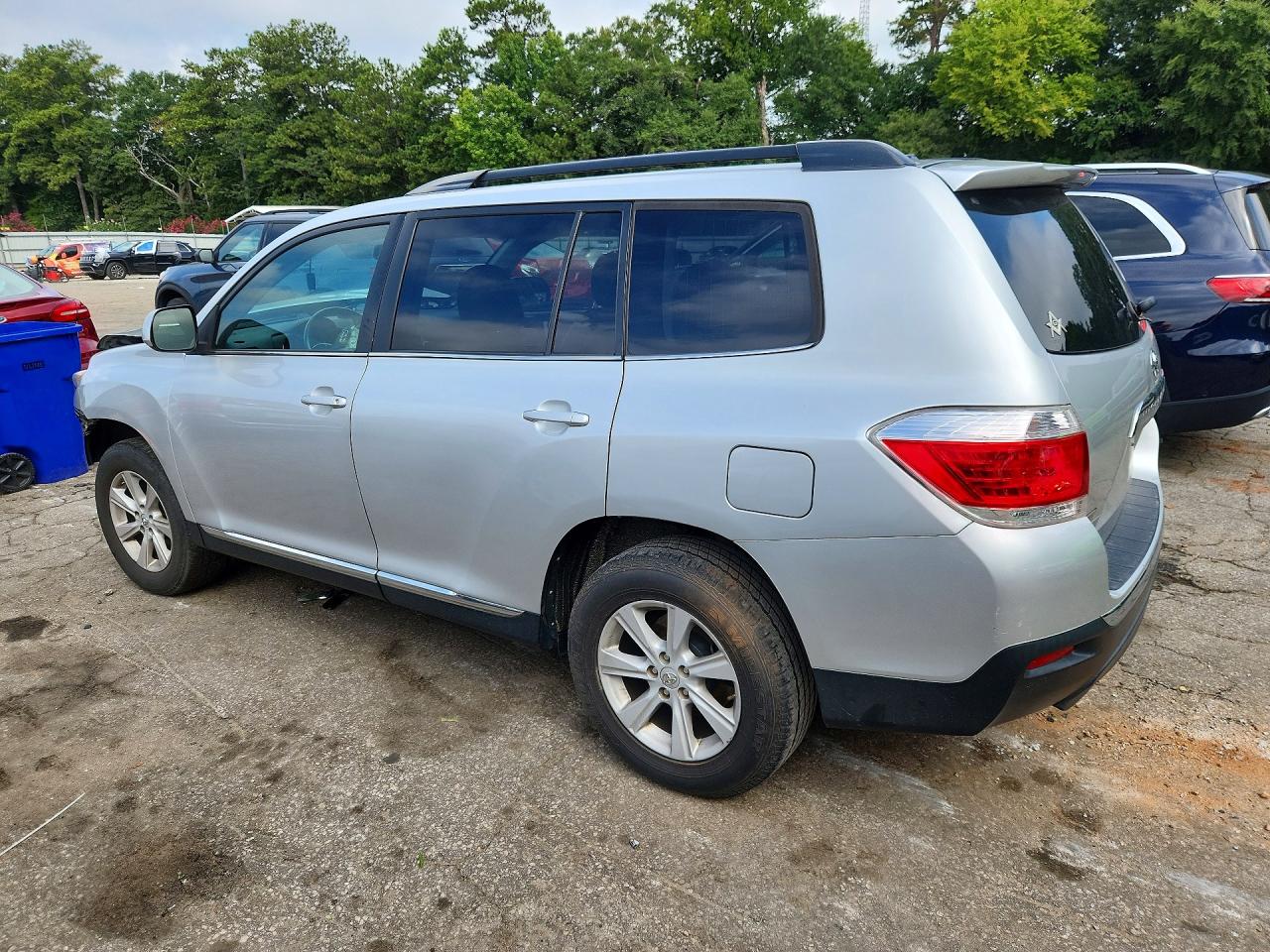 2013 Toyota Highlander Se Silver vin: 5TDBK3EH7DS233203