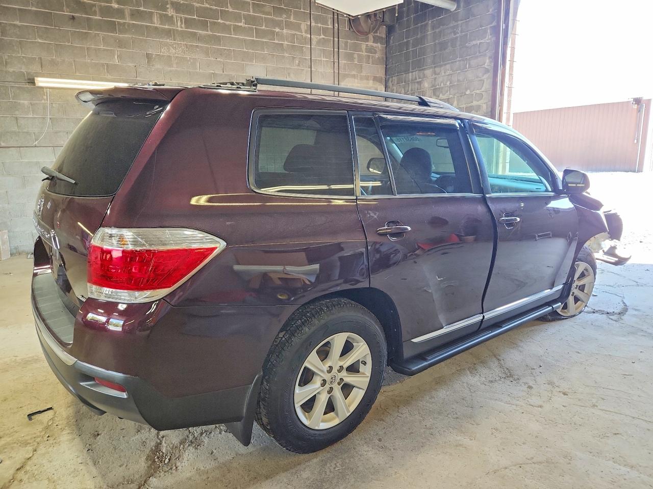 2013 Toyota Highlander Se Purple vin: 5TDBK3EH7DS248249