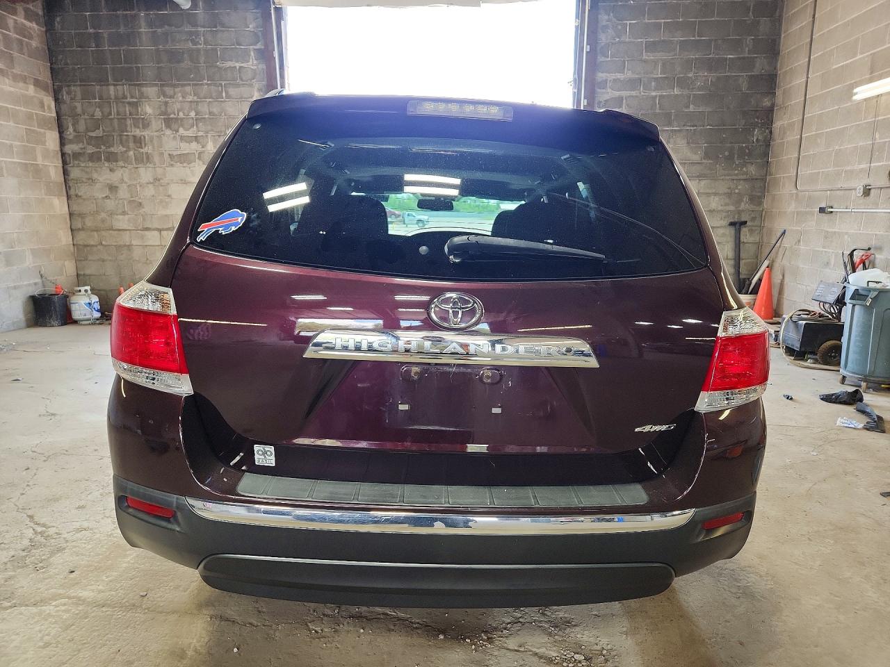 2013 Toyota Highlander Se Purple vin: 5TDBK3EH7DS248249