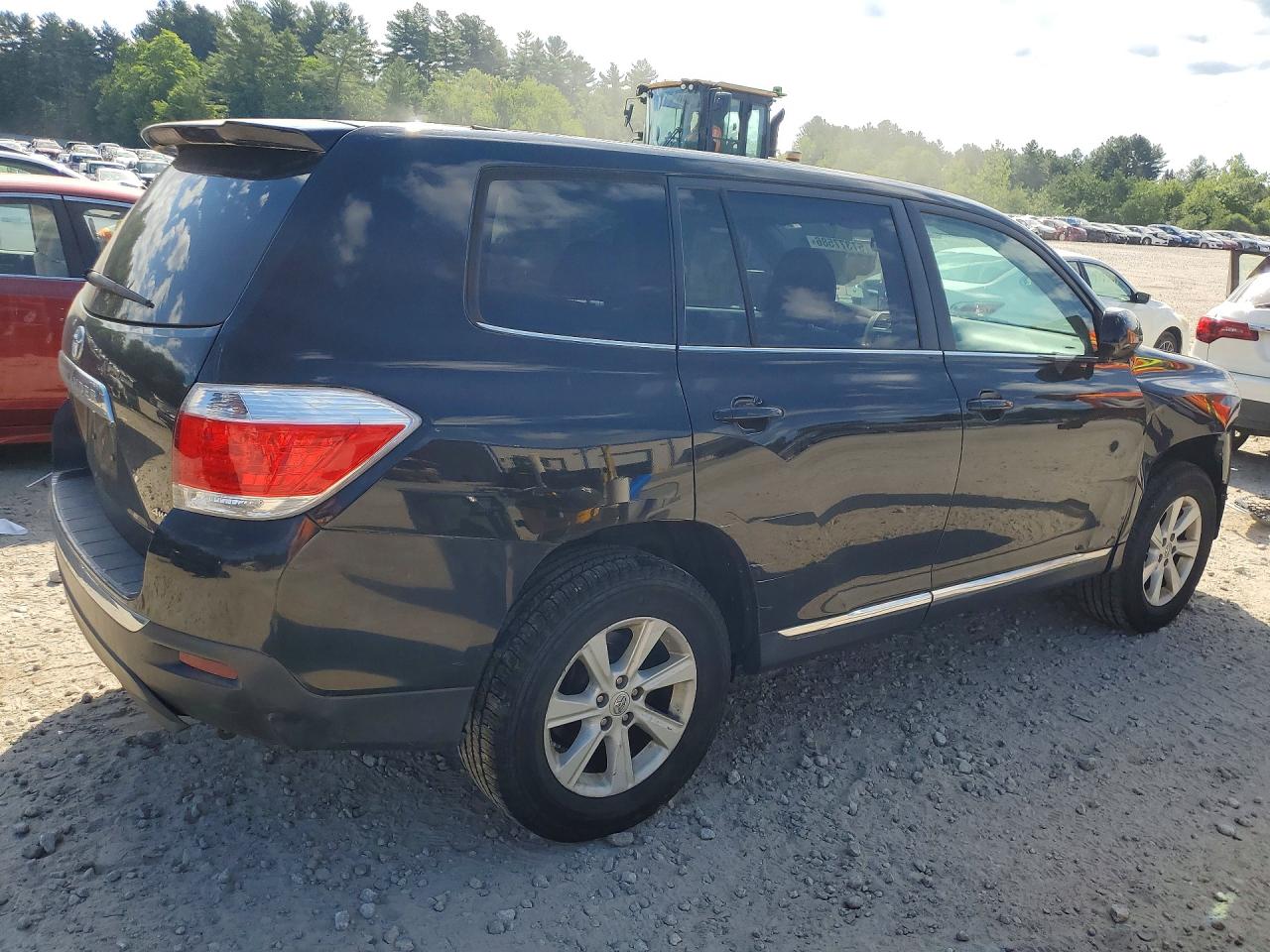 2013 Toyota Highlander Base Black vin: 5TDBK3EH7DS254794