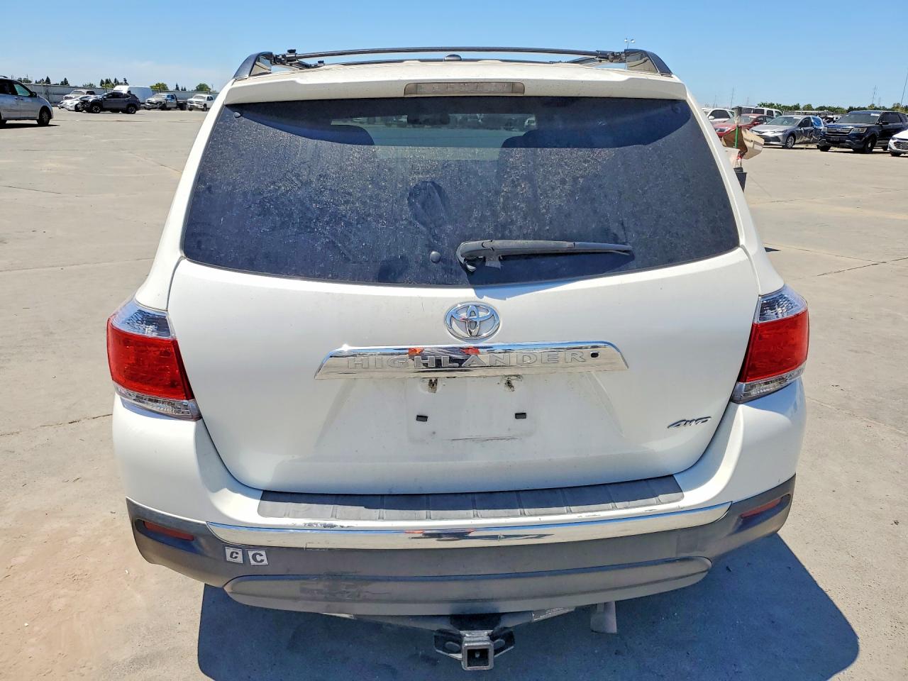 2013 Toyota Highlander Se White vin: 5TDBK3EH7DS258814