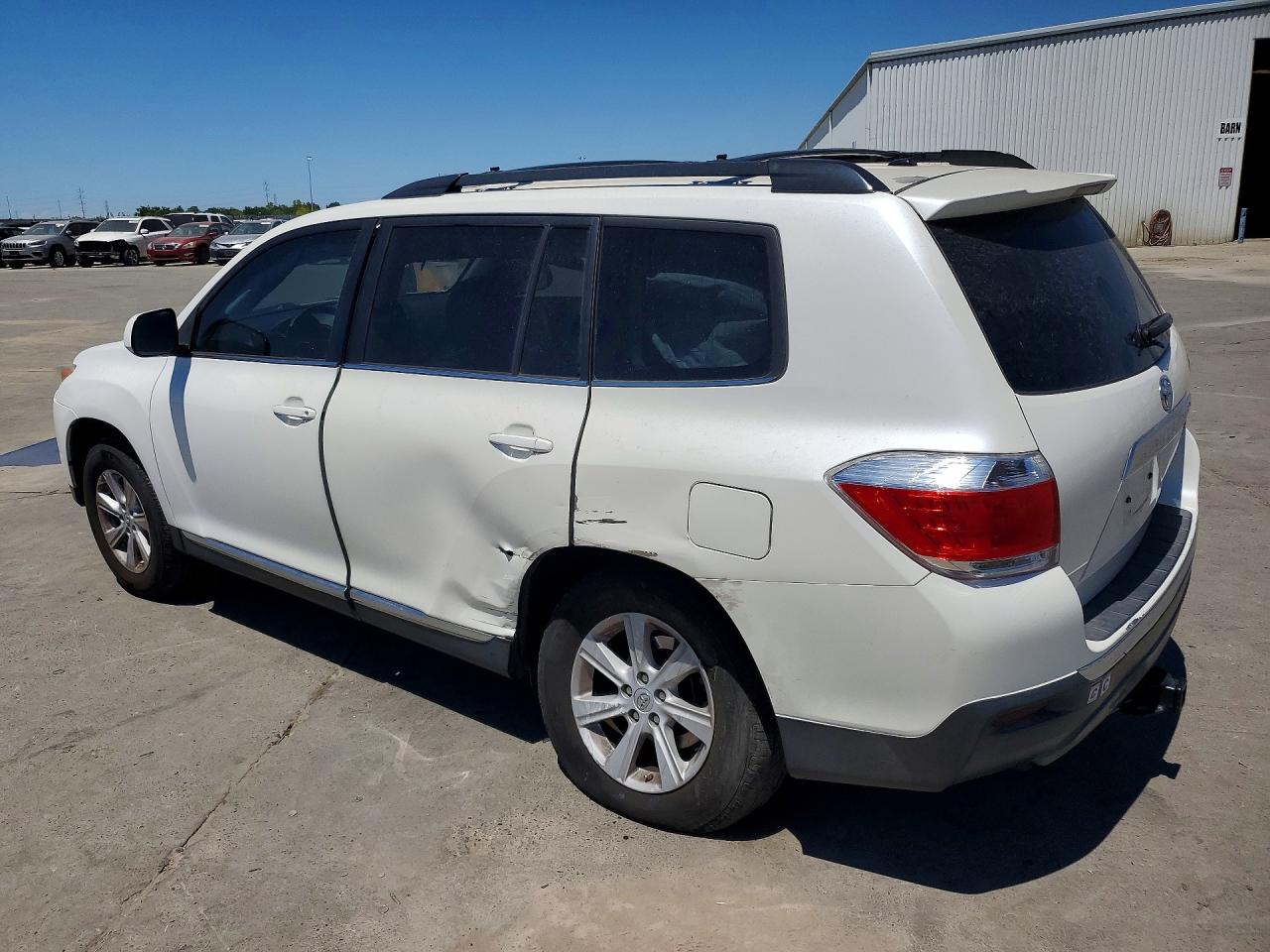 2013 Toyota Highlander Se White vin: 5TDBK3EH7DS258814