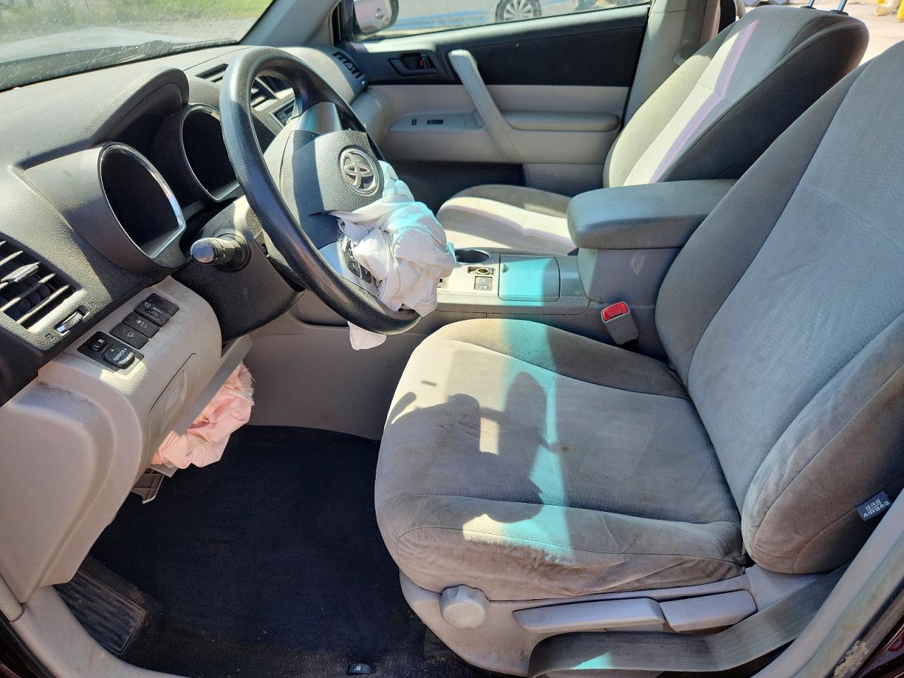 2013 Toyota Highlander Base Purple vin: 5TDBK3EH7DS270316