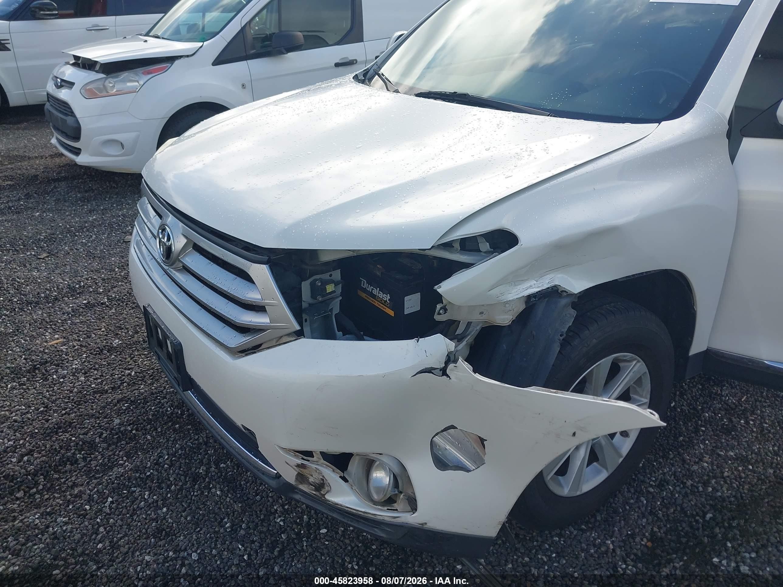 2011 Toyota Highlander Se V6 White vin: 5TDBK3EH8BS067948