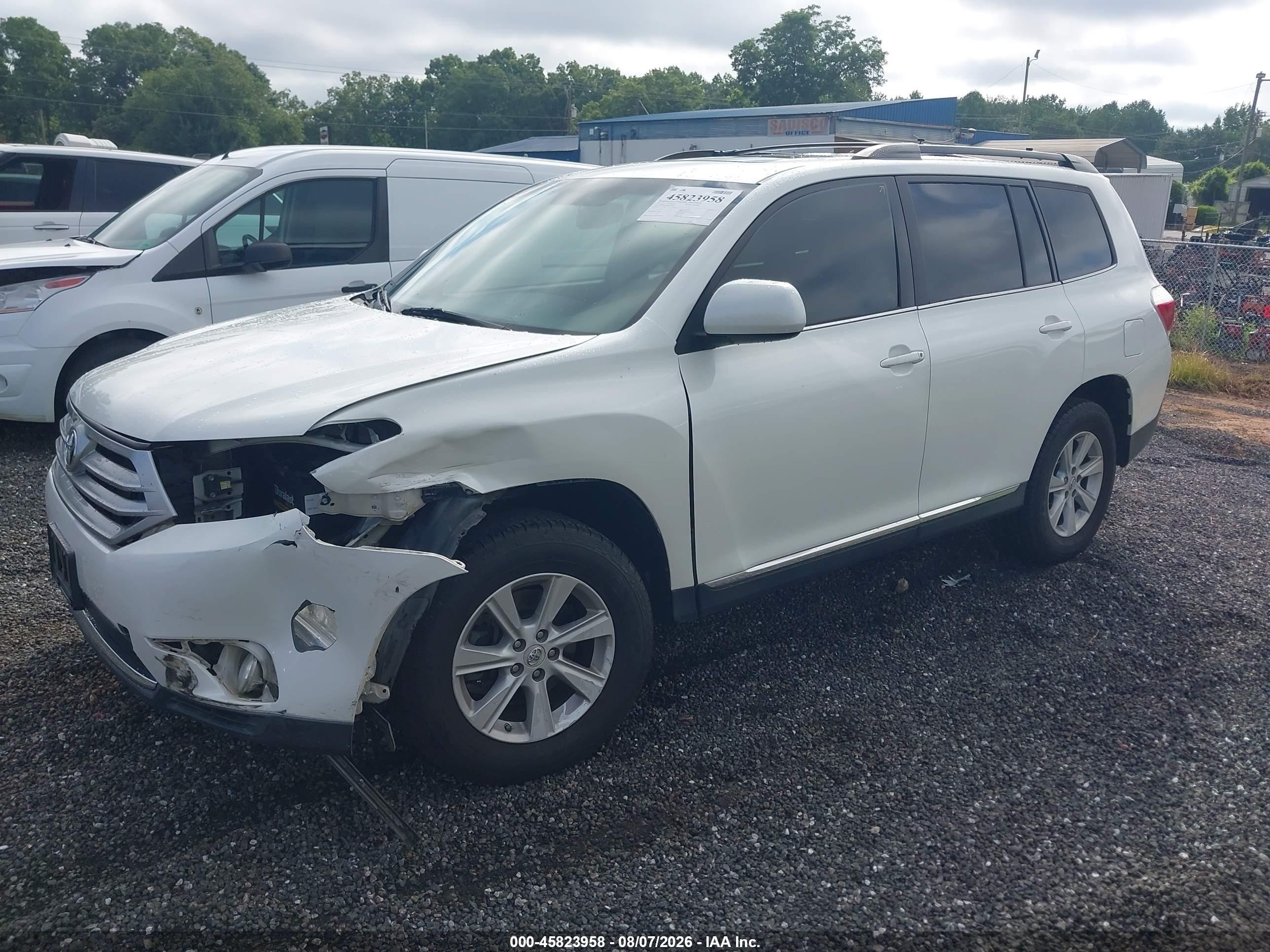 2011 Toyota Highlander Se V6 White vin: 5TDBK3EH8BS067948