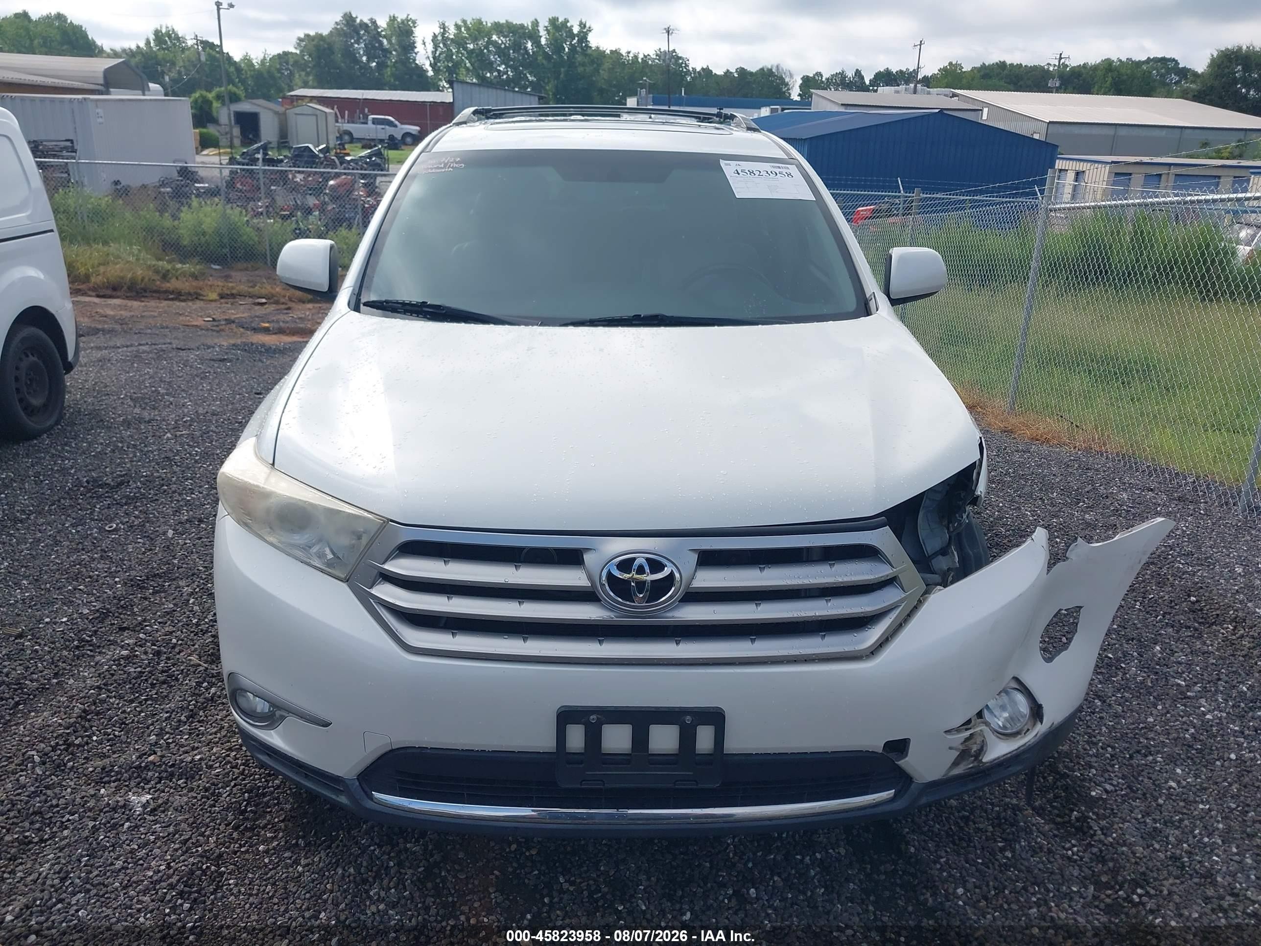 2011 Toyota Highlander Se V6 White vin: 5TDBK3EH8BS067948
