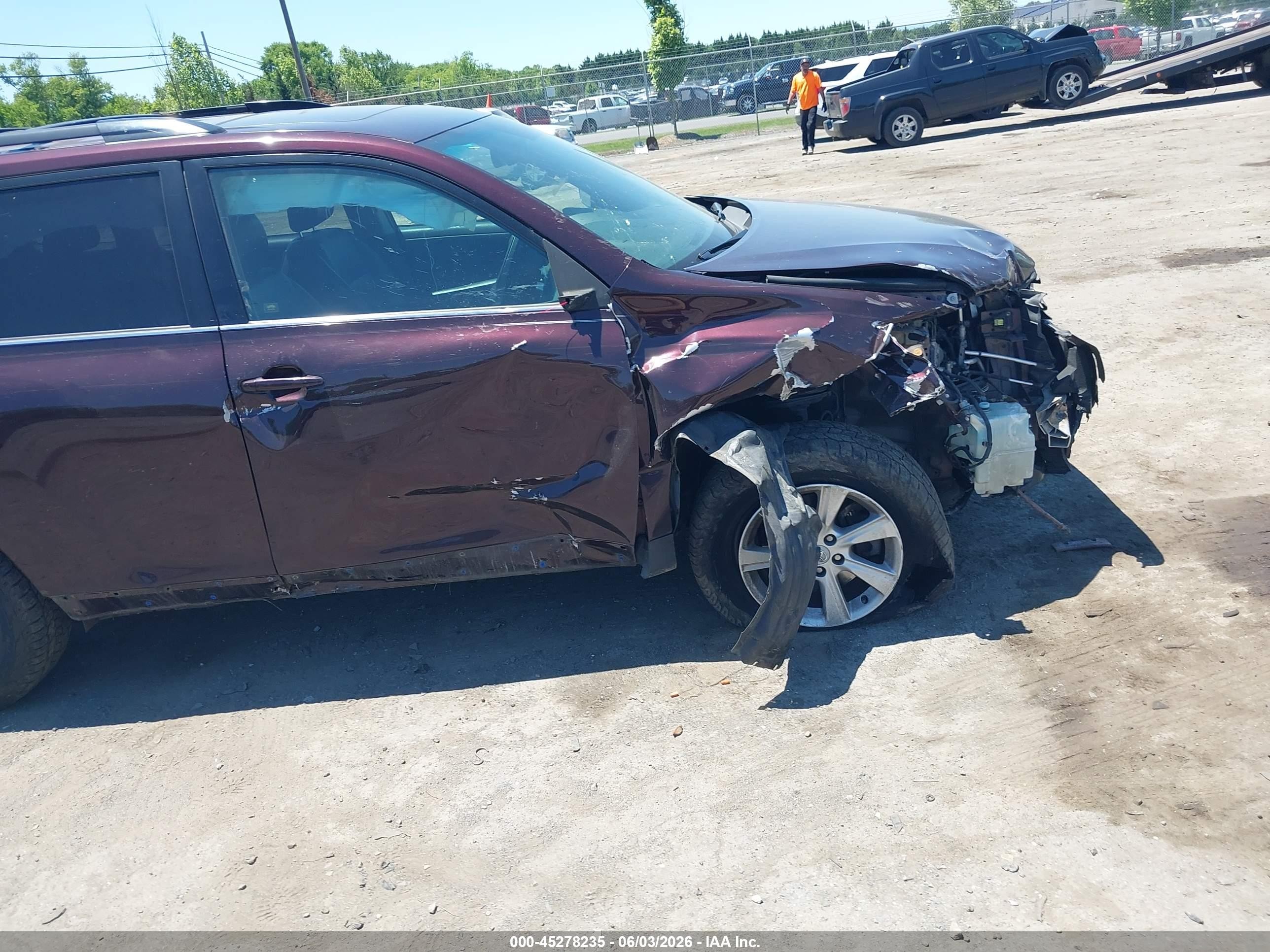 2011 Toyota Highlander Se V6 Burgundy vin: 5TDBK3EH8BS070770