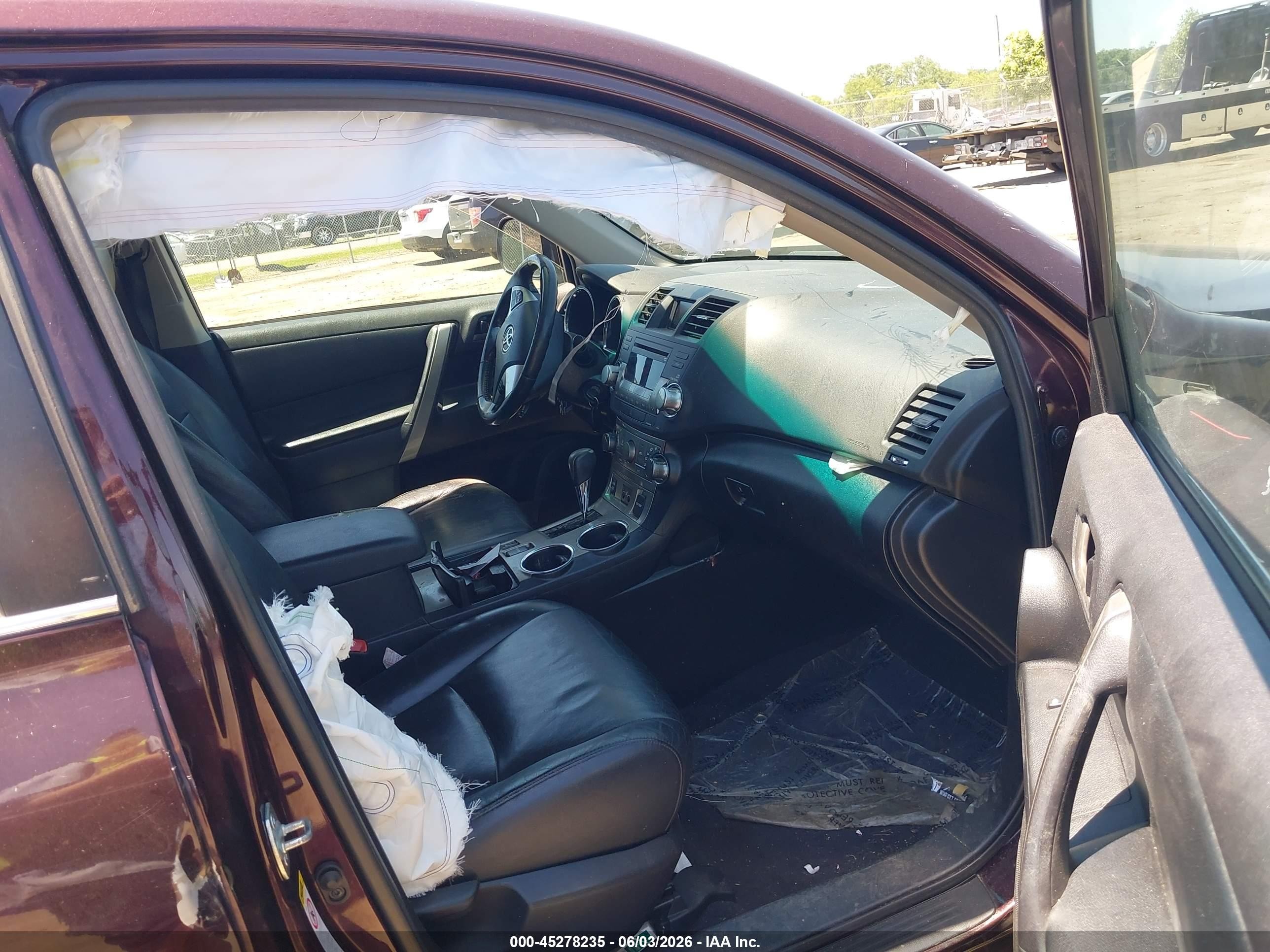 2011 Toyota Highlander Se V6 Burgundy vin: 5TDBK3EH8BS070770