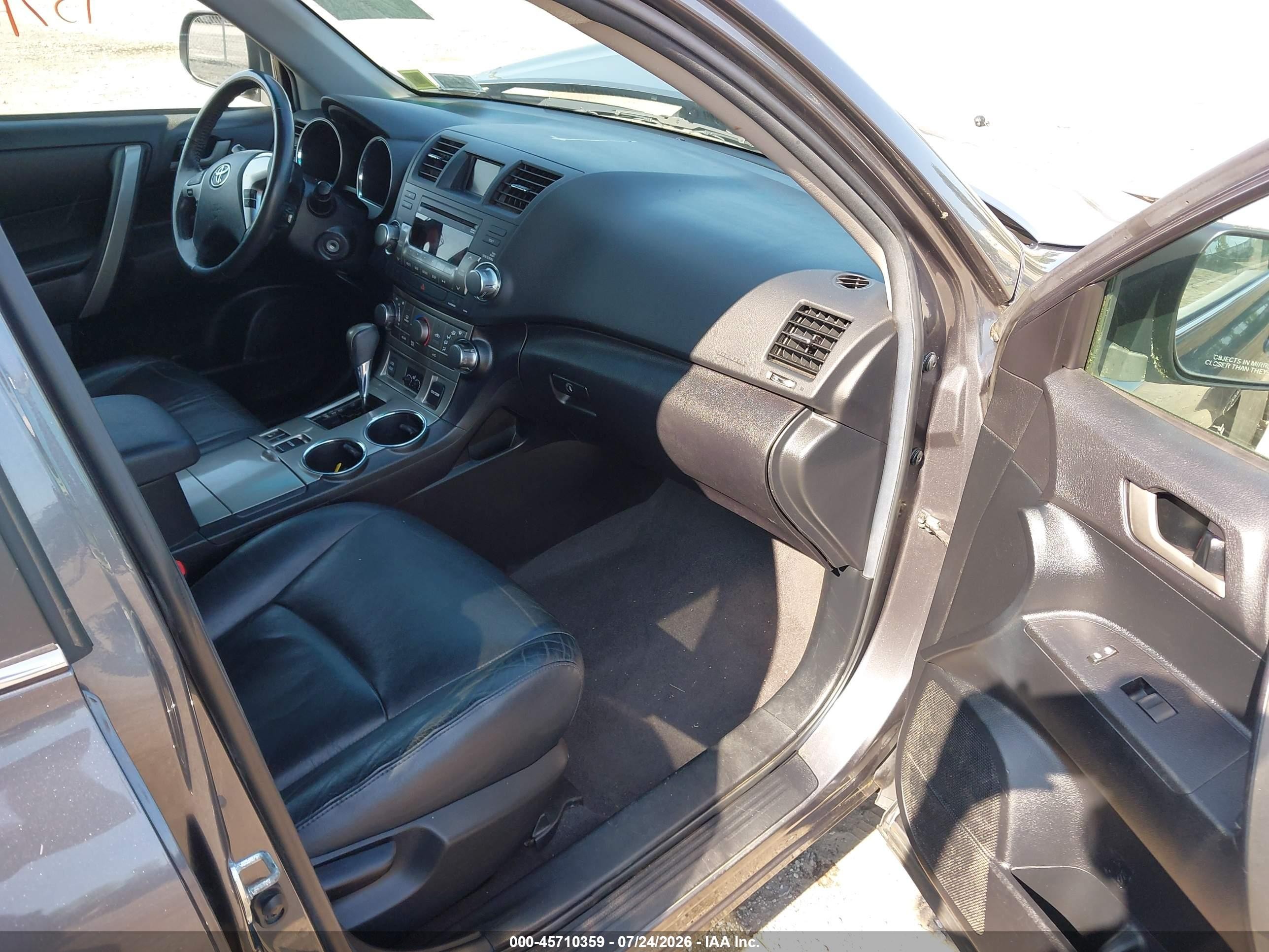 2011 Toyota Highlander Se V6 Gray vin: 5TDBK3EH8BS083910