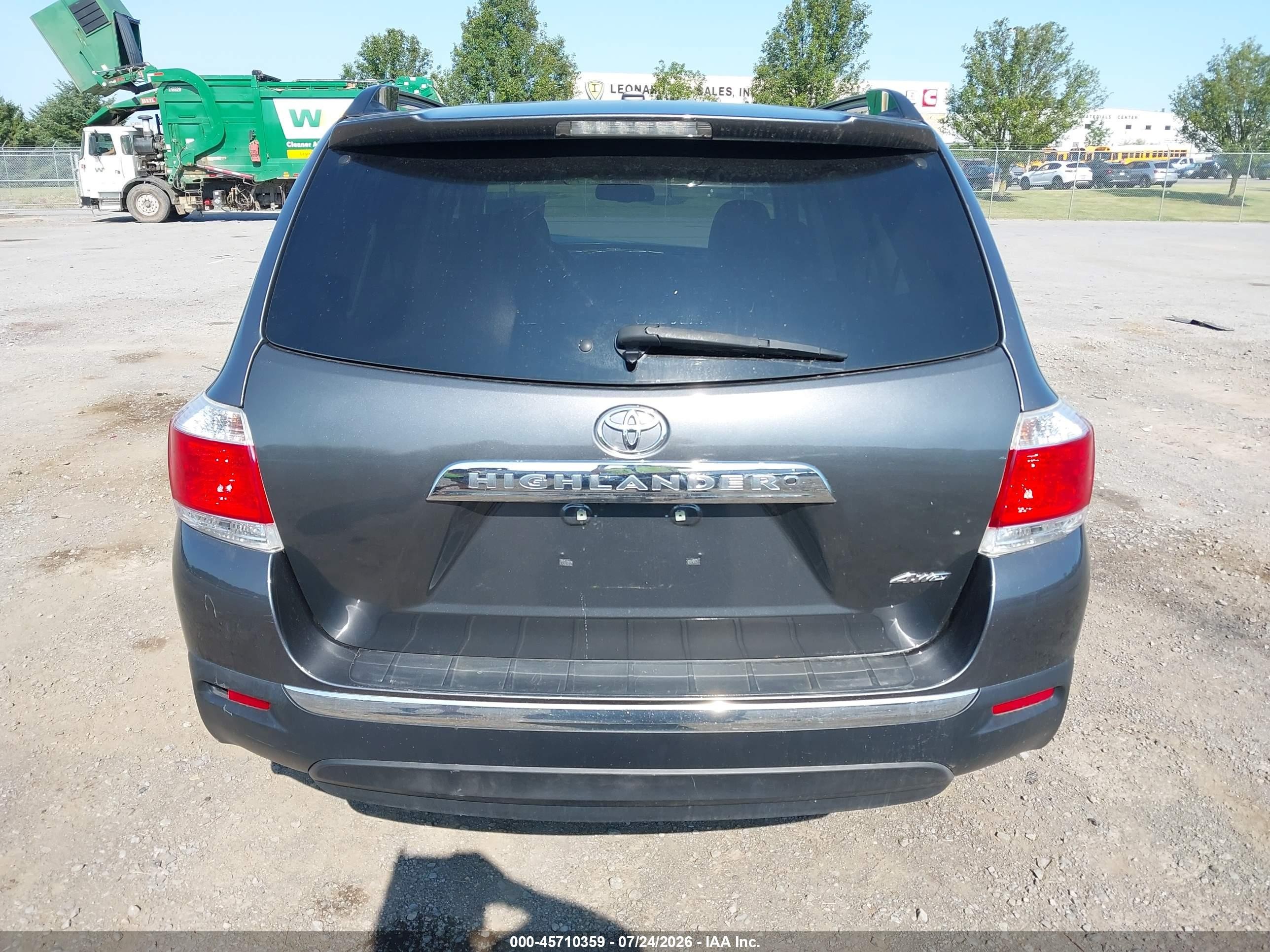 2011 Toyota Highlander Se V6 Gray vin: 5TDBK3EH8BS083910