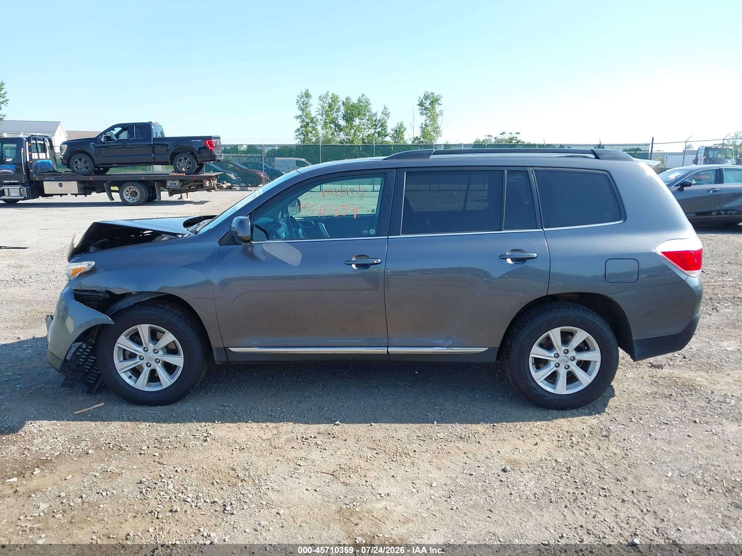 2011 Toyota Highlander Se V6 Gray vin: 5TDBK3EH8BS083910